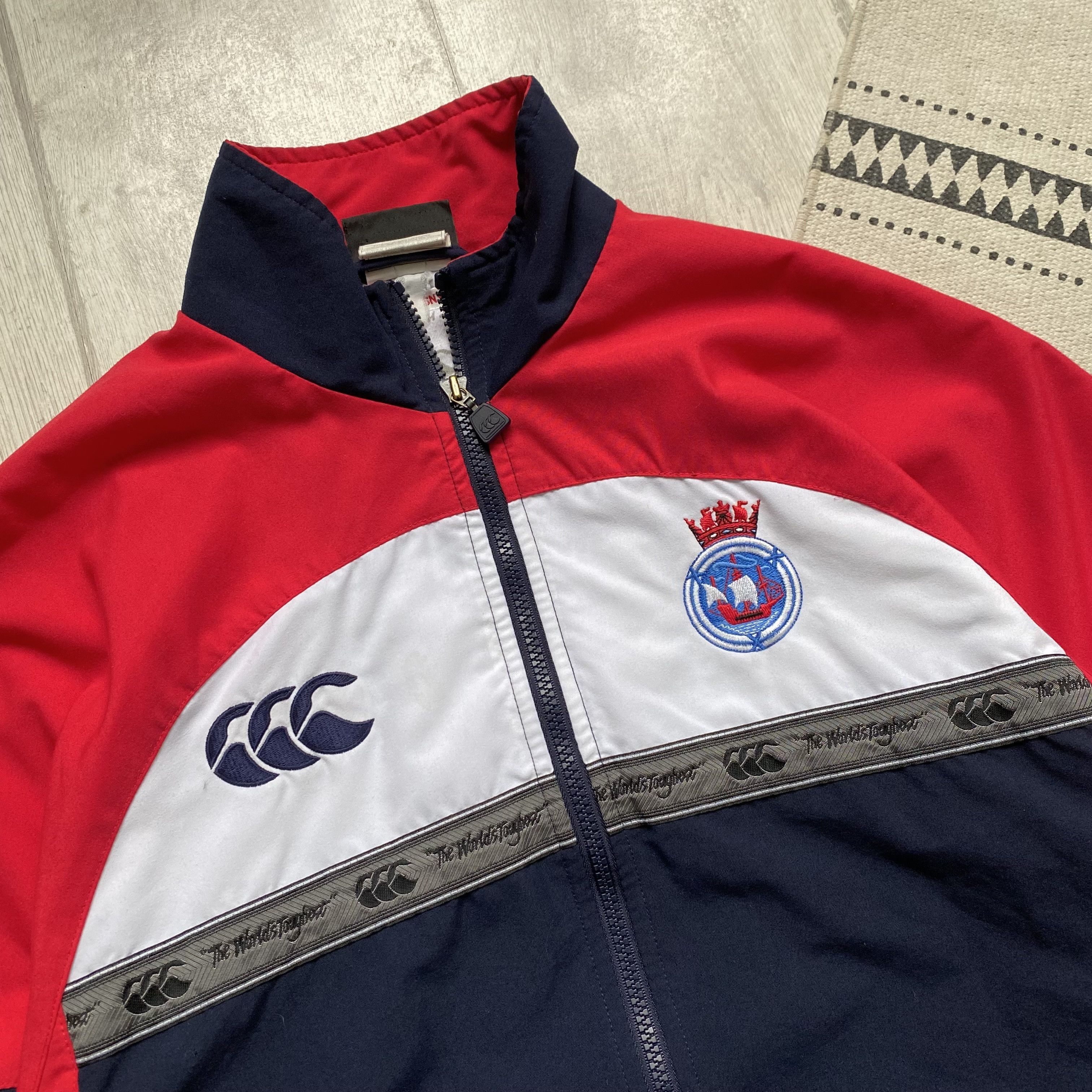Canterbury of New Zealand Vintage 90s Canterbury Nylon track jacket England rugby Size US S / EU 44-46 / 1 - 2 Thumbnail