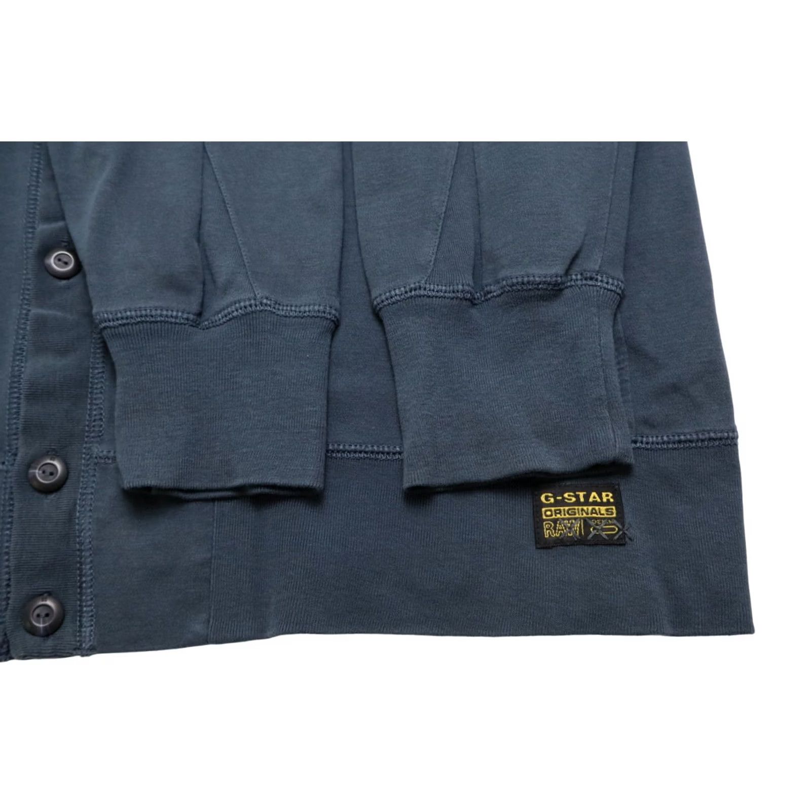 G-Star G-STAR Emil T L/S Cardigan Men's 2XL Button Up Logo V-Neck Grey Cardigan Mens 2XL Grey Logo V-Neck Long Sleeve Size US XXL / EU 58 / 5 - 5 Thumbnail