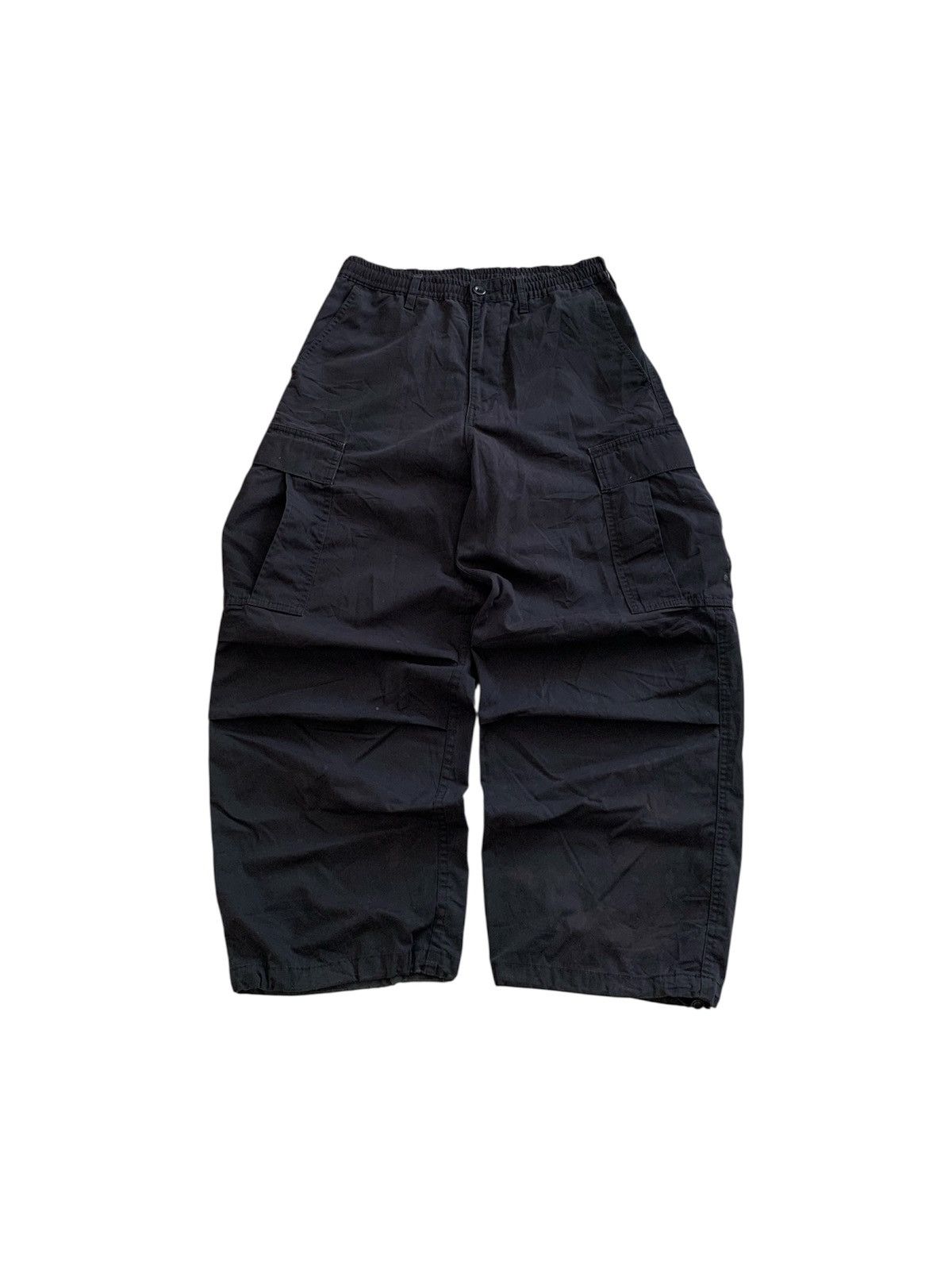 S'YTE COTTON TWILL KNEE TUCK CARGO PANTS