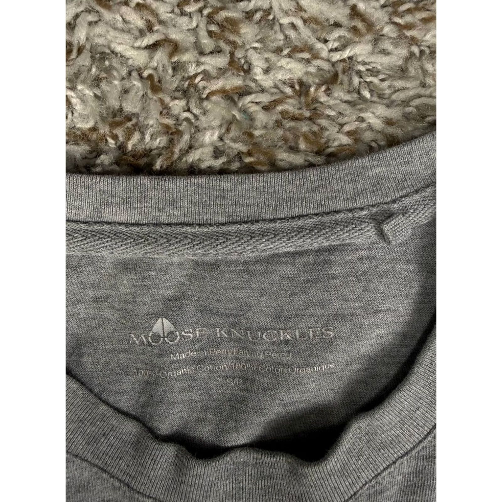 Moose Knuckles Moose Knuckles Graphic Logo T-Shirt Men's Small Gray Short Sleeve Size US S / EU 44-46 / 1 - 7 Thumbnail