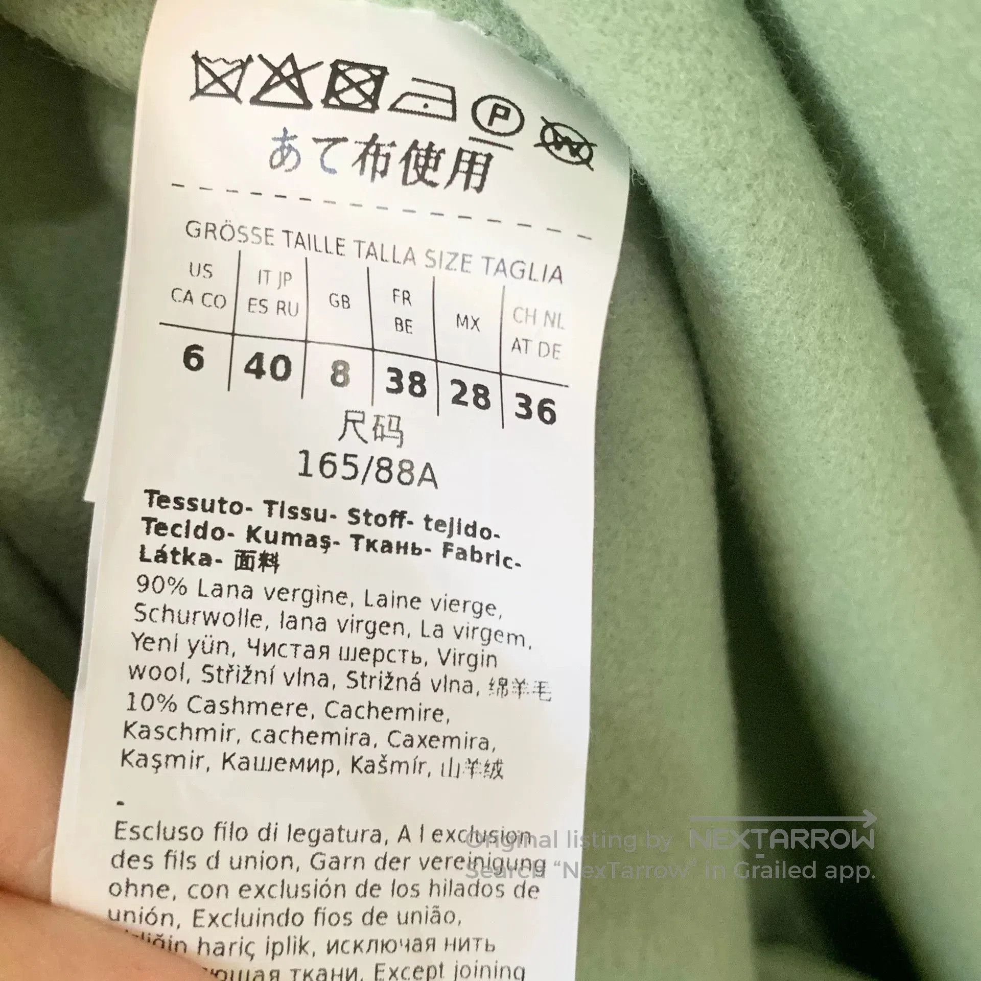 Other MaxMara Green Women's Coat Size 40. Size US XL / EU 56 / 4 - 4 Thumbnail
