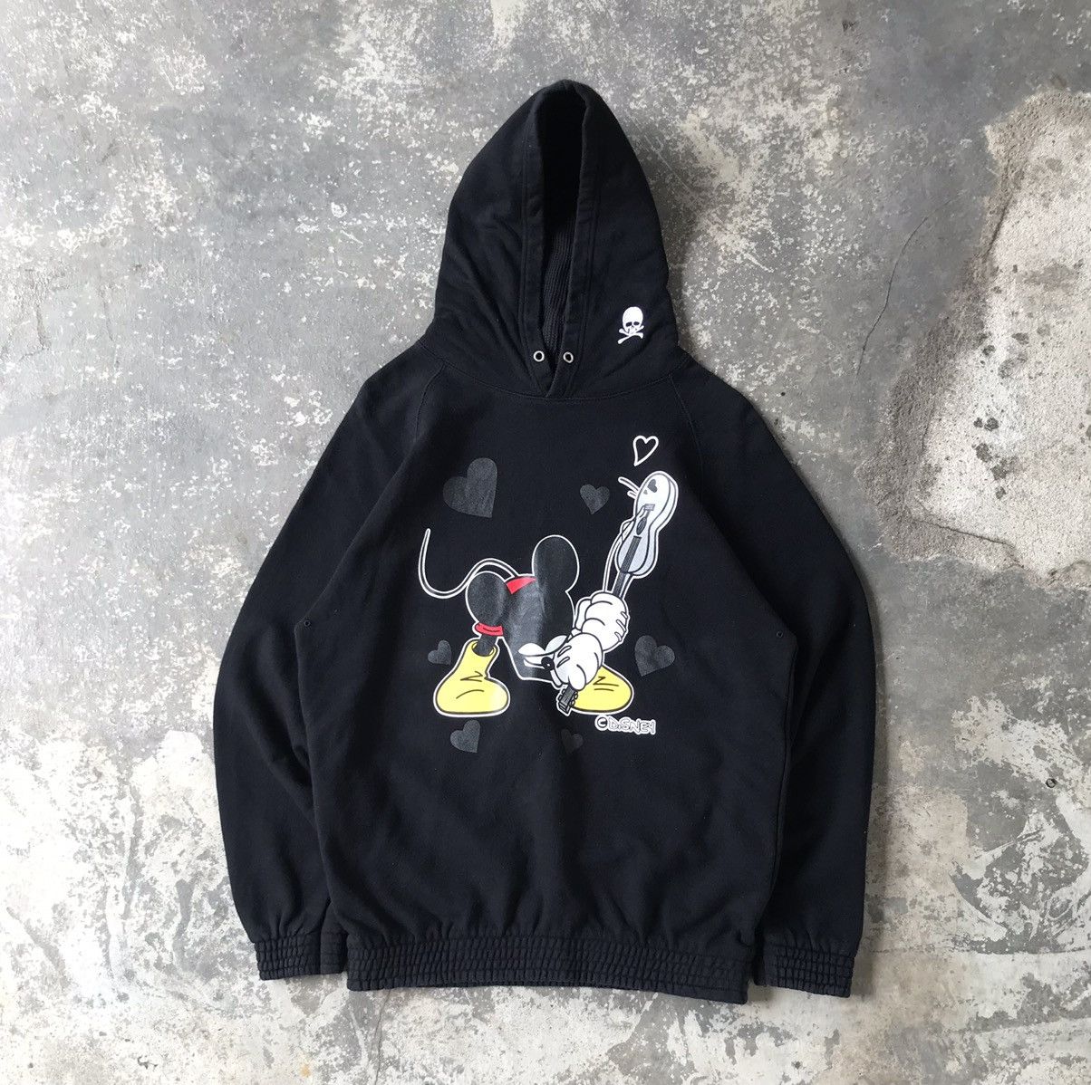 Disney Japanese Brand Roen Roen x Disney Mickey Mouse Number Nine Parody Hoodie Grailed