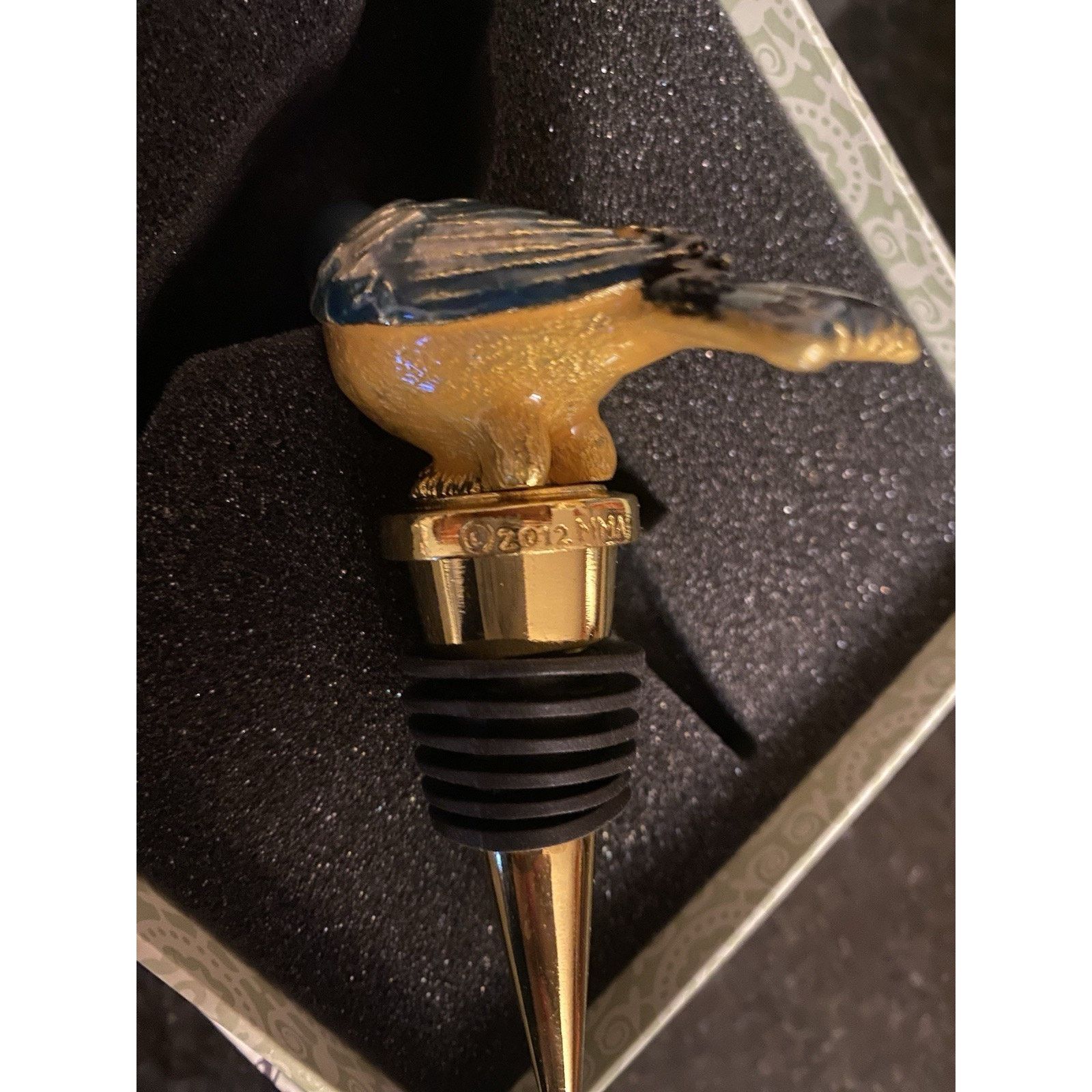 & Other Stories Blue Yellow-Backed Wood-Warbler bottle stopper, Met of Size 26 - 5 Thumbnail