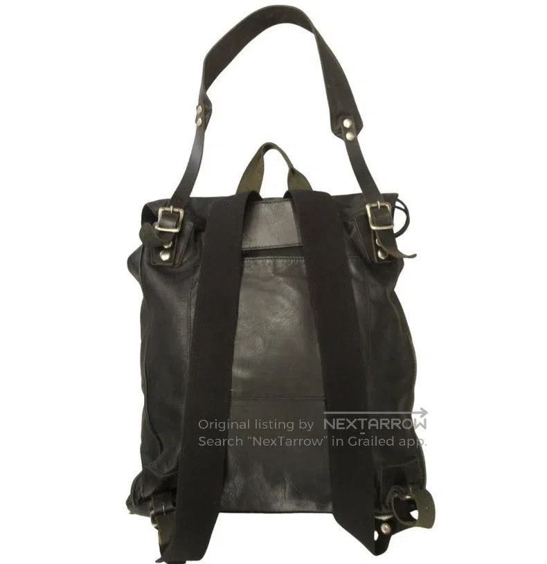 Yohji Yamamoto Yohji Yamamoto Single or Double Shoulder Leather Satchel Size ONE SIZE - 2 Thumbnail