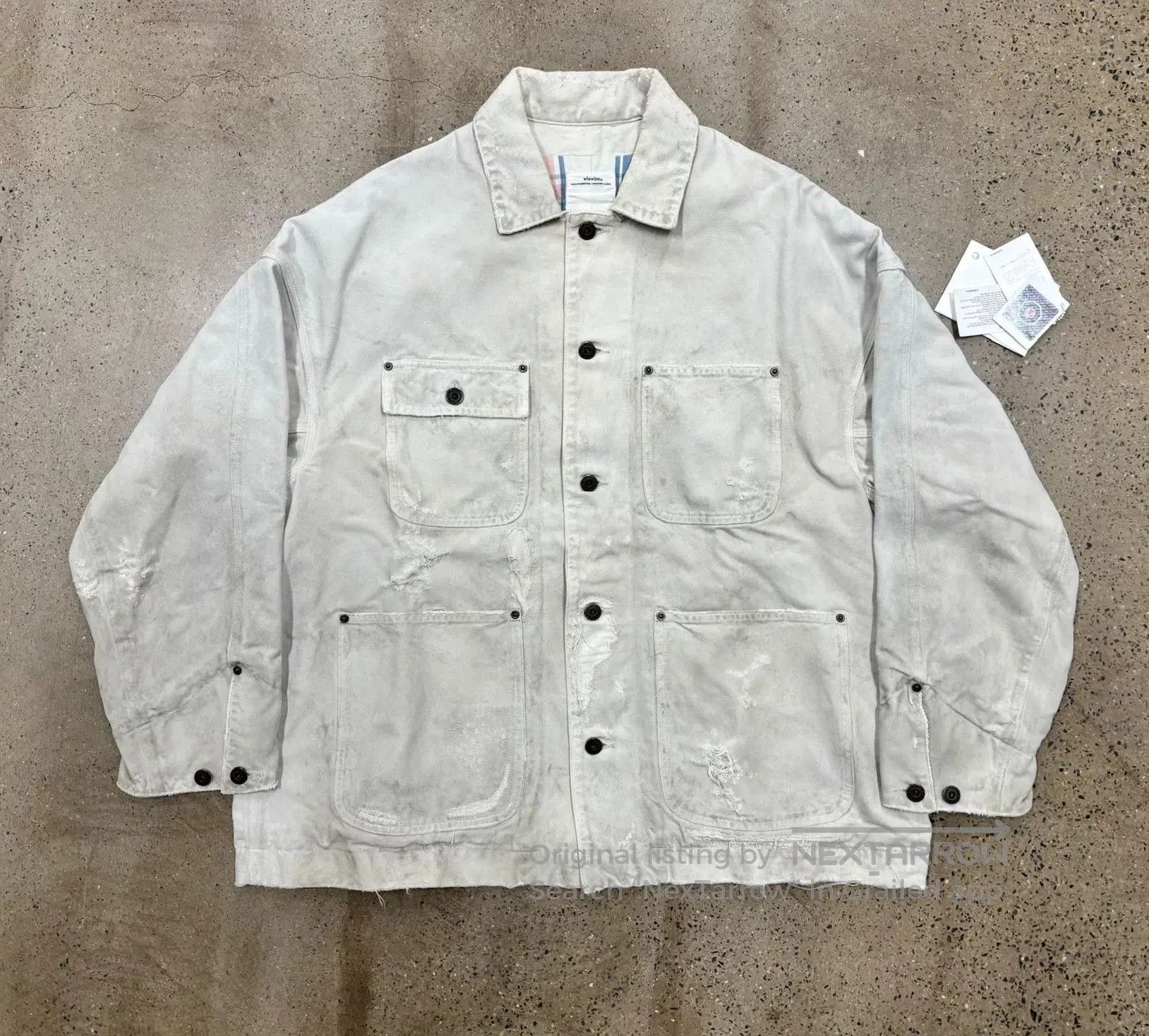 ジャケット・アウター VISVIM MACRAY COVERALL CRASH GRAY 1 Visvim visvim macray coverall crash jacket grey | Grailed