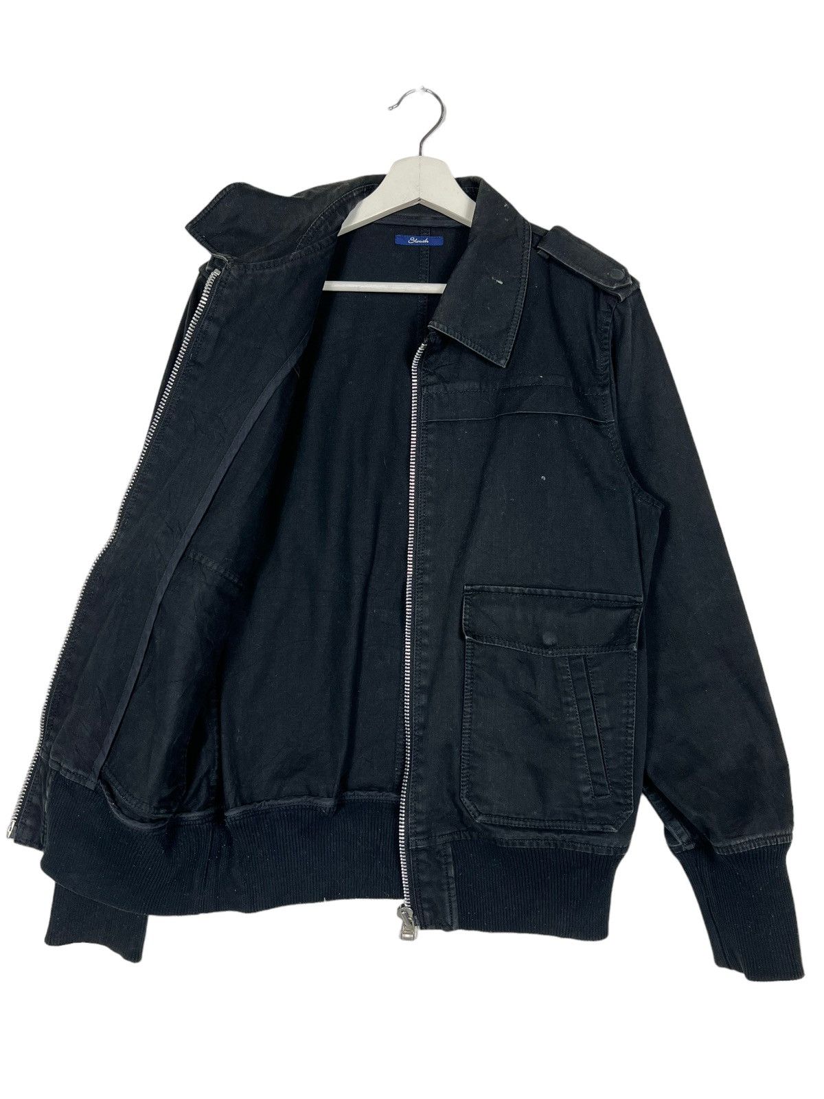 Japanese Brand 🔥 SLOUCH JAPANESE MINIMALIS ZIPPER JACKET MADE IN JAPAN Size US L / EU 52-54 / 3 - 9 Thumbnail