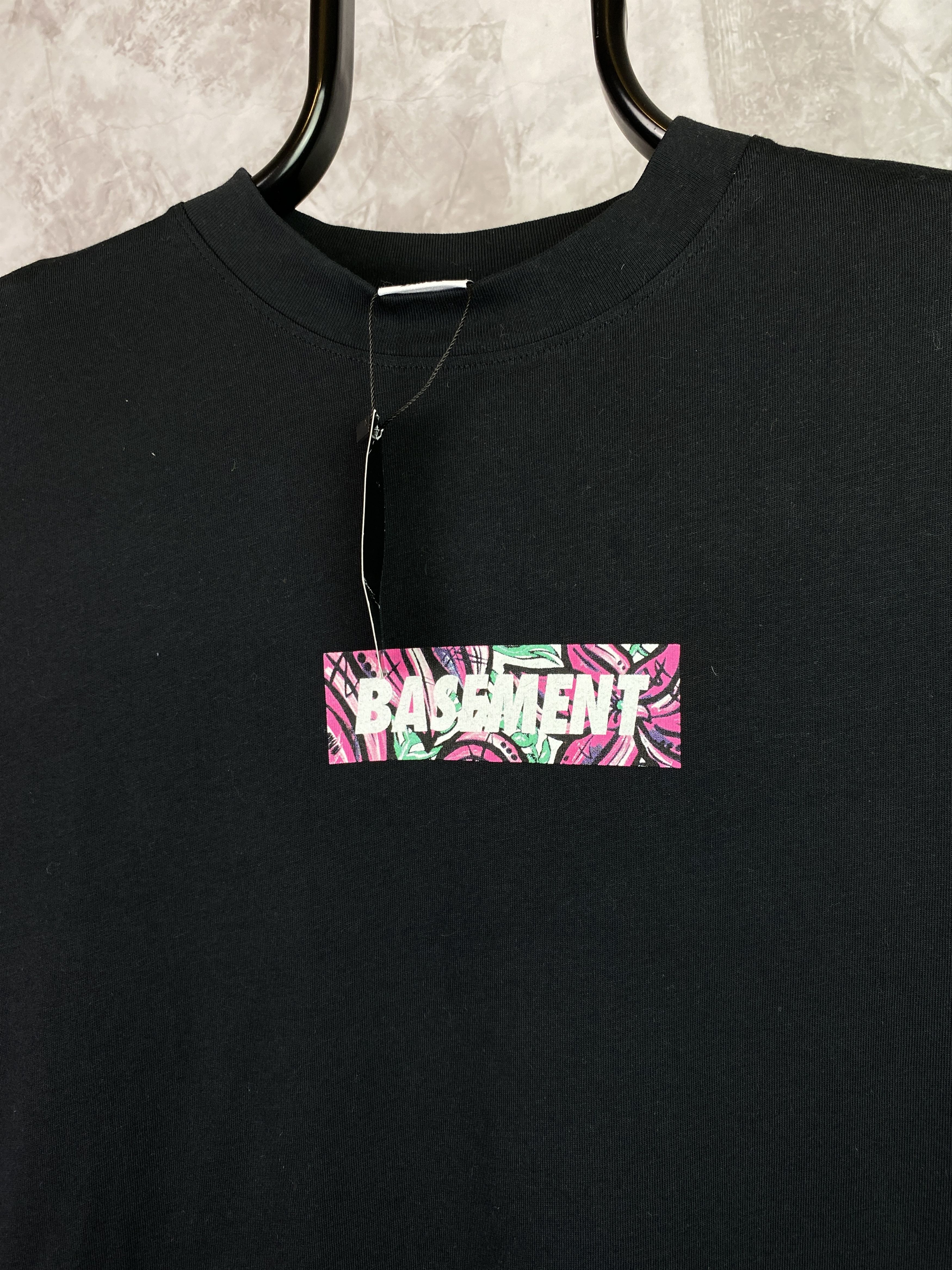 The Basement × Vintage Basement black longsleeve streetwear drip drill skate Size US L / EU 52-54 / 3 - 2 Thumbnail