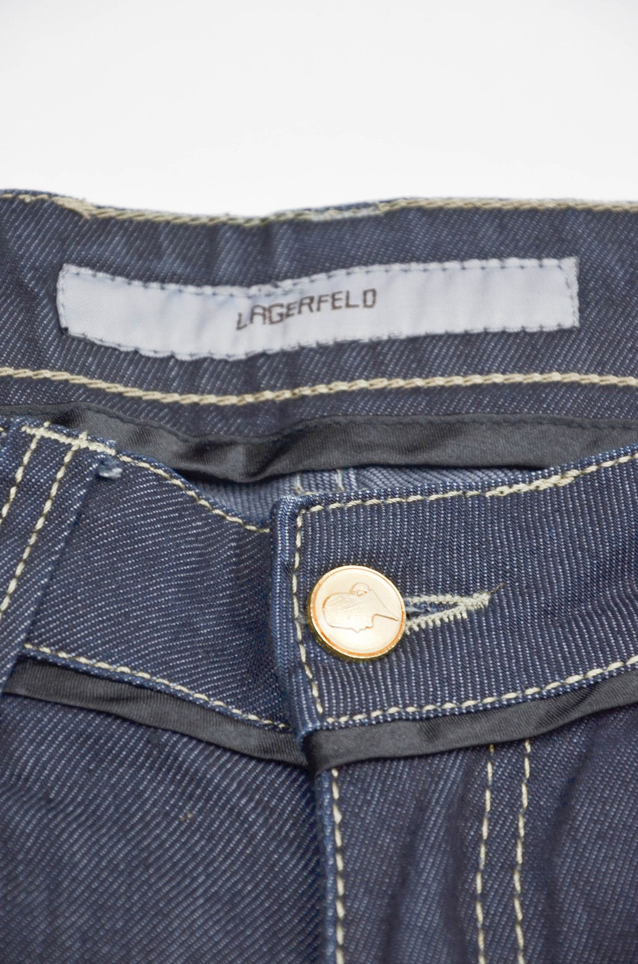 Karl Lagerfeld Lagerfeld Straight-Leg Jeans – Size 28x34 (Made in Italy) Size 28" / US 6 / IT 42 - 5 Thumbnail