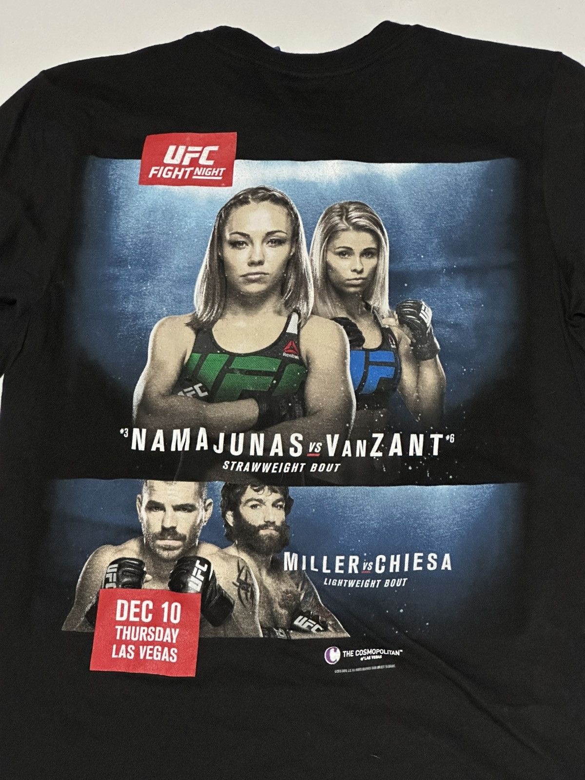 UFC UFC FightNight 80 Las Vegas Namajunas vs Van Reebok T-shirt Size US S / EU 44-46 / 1 - 6 Thumbnail