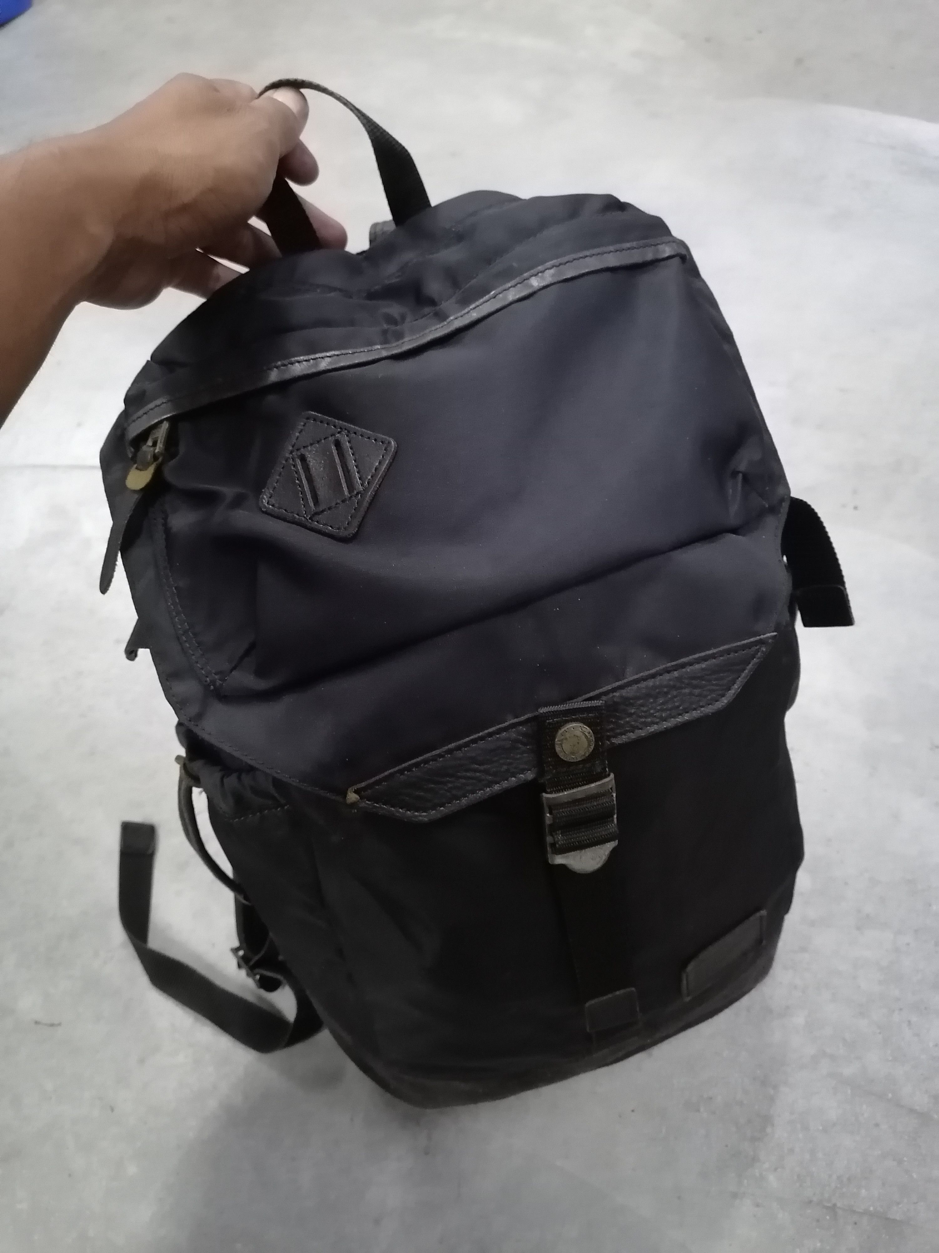 Japanese Brand Journal Standard x Masterpiece Triple Black Bagpack Size ONE SIZE - 9 Thumbnail