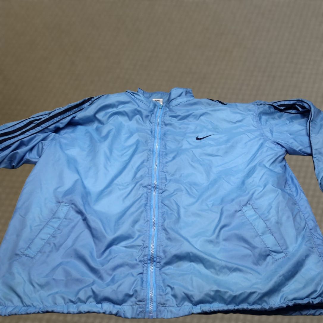 Nike VINTAGE Nike Jacket Mens XL Blue VTG 90s Full Zip Light Athletic Track Windbreaker Pack Size US XL / EU 56 / 4 - 1 Thumbnail