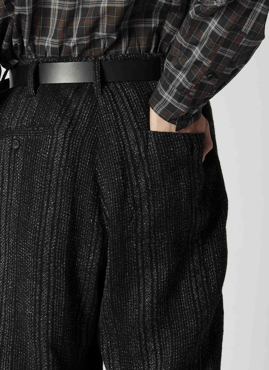Yohji Yamamoto Yohji Yamamoto Pour Homme - Stripe pattern coin pocket Pants Size US 30 / EU 46 - 7 Thumbnail
