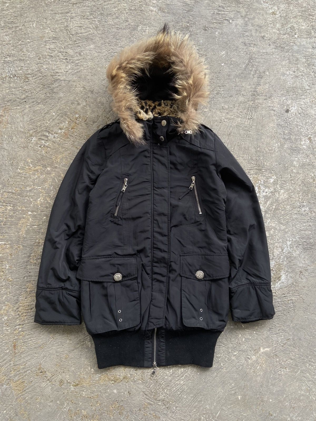 KMRii 2000s Gum Sang - Apocalypse Style Fur Hoodie Jacket Size M / US 6-8 / IT 42-44 - 1 Thumbnail