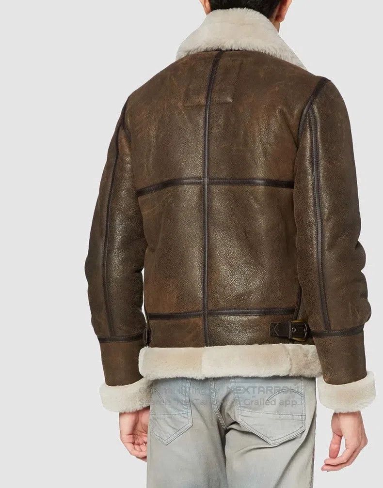 Schott Schott NYC Men's Leather Jacket B3 Bomber Jacket Size US S / EU 44-46 / 1 - 2 Thumbnail