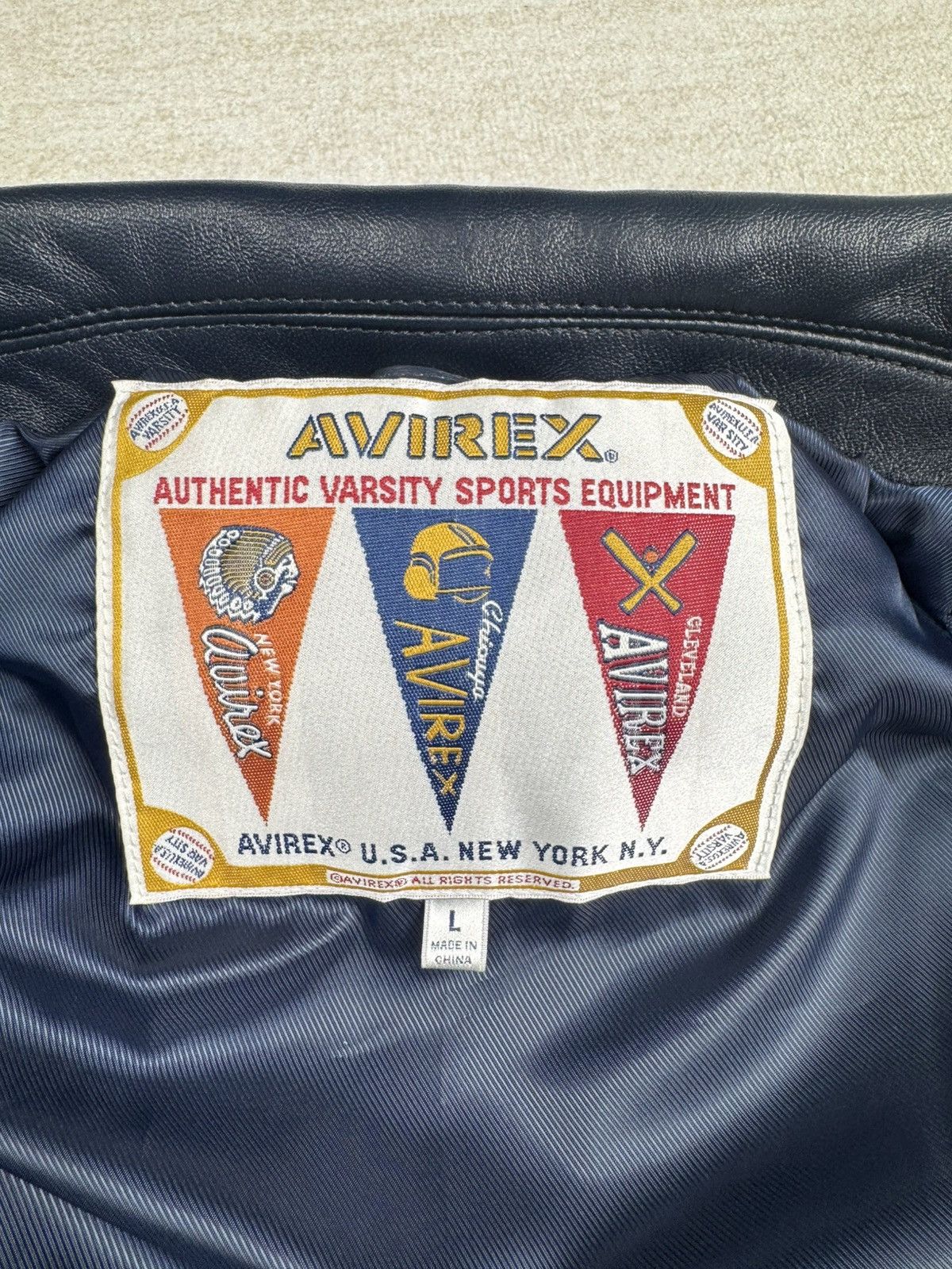 Avirex × Kith Kith Avirex Knicks legend leather jacket L Size US L / EU 52-54 / 3 - 4 Thumbnail