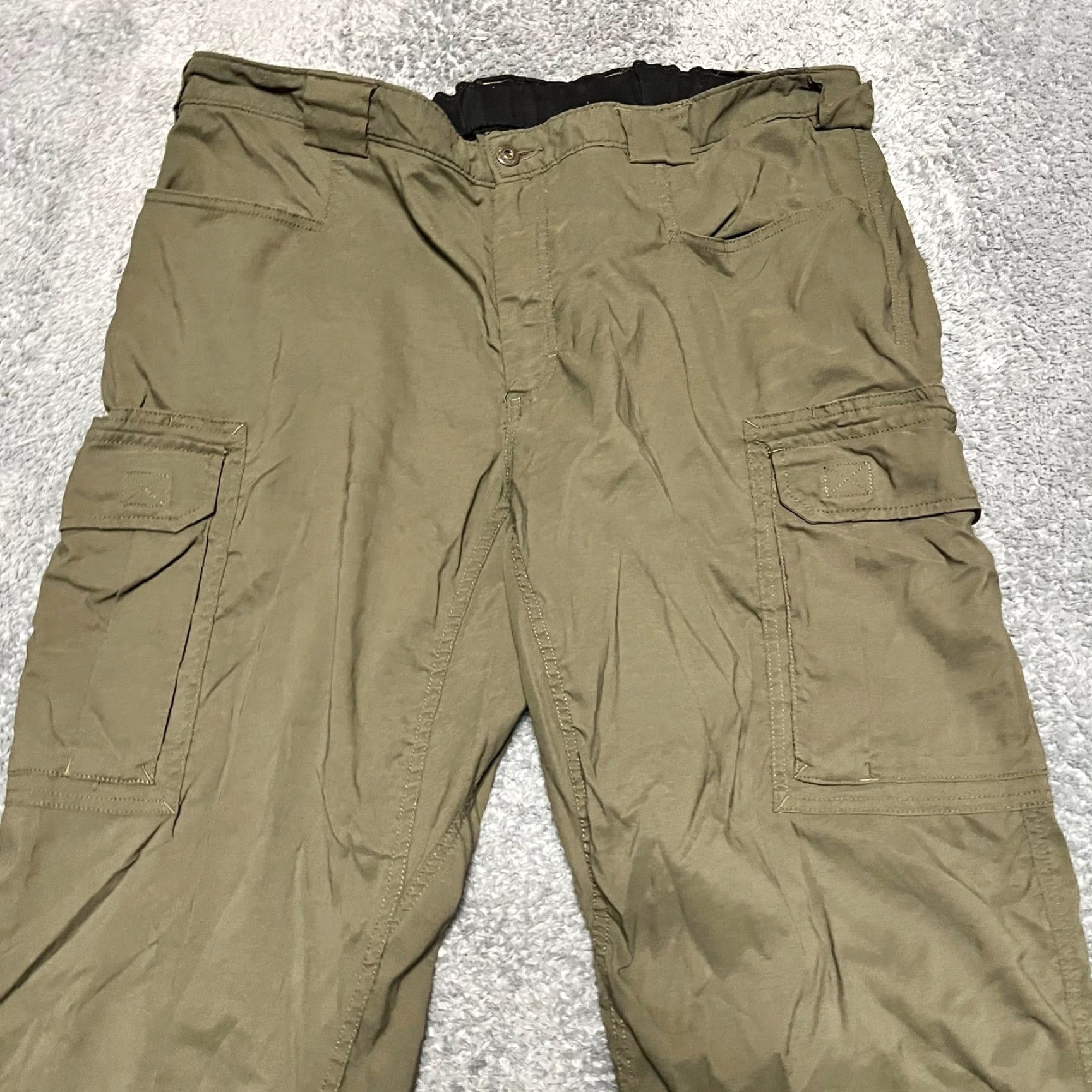 Duluth Trading Company Duluth Trading Pants Mens XL x30 Green Flex Dry On The Fly Cargo Hiking Size US 36 / EU 52 - 2 Thumbnail