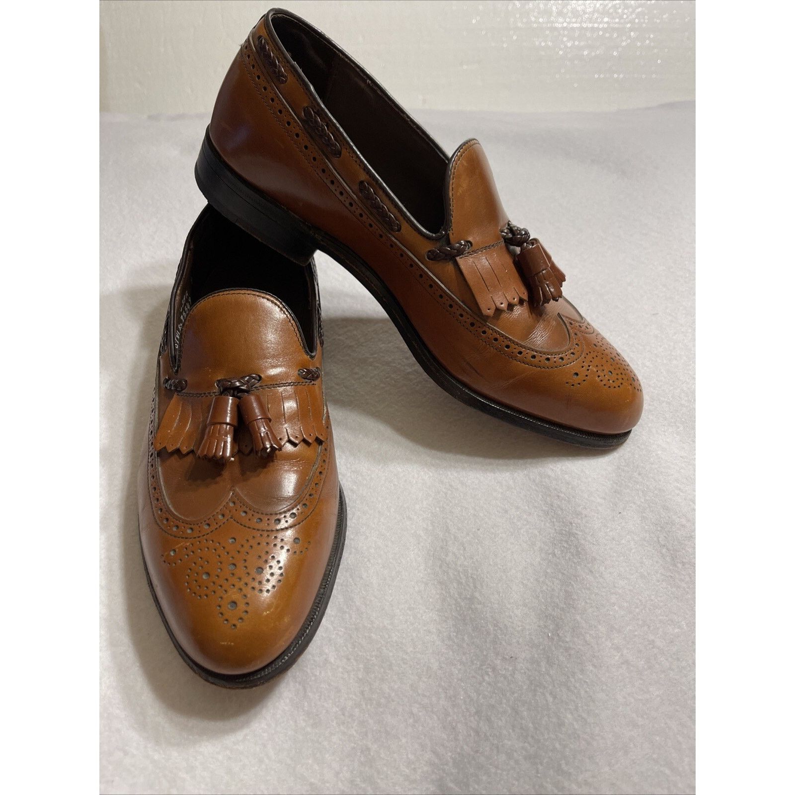 Footjoy Foot-joy Classics Brown Dress Loafers Tassel Men’s 10E Size US 10 / EU 43 - 2 Thumbnail
