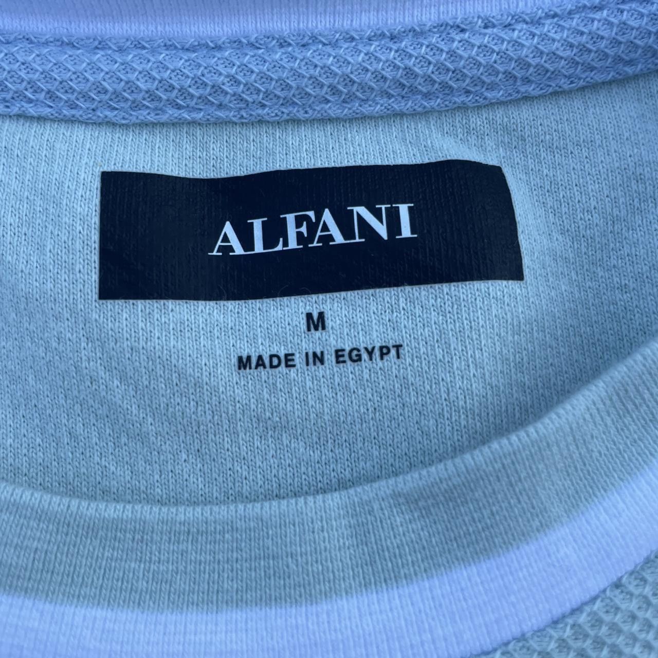 Alfani Mens alfani textured light green casual t-shirt sz M Size US M / EU 48-50 / 2 - 5 Thumbnail