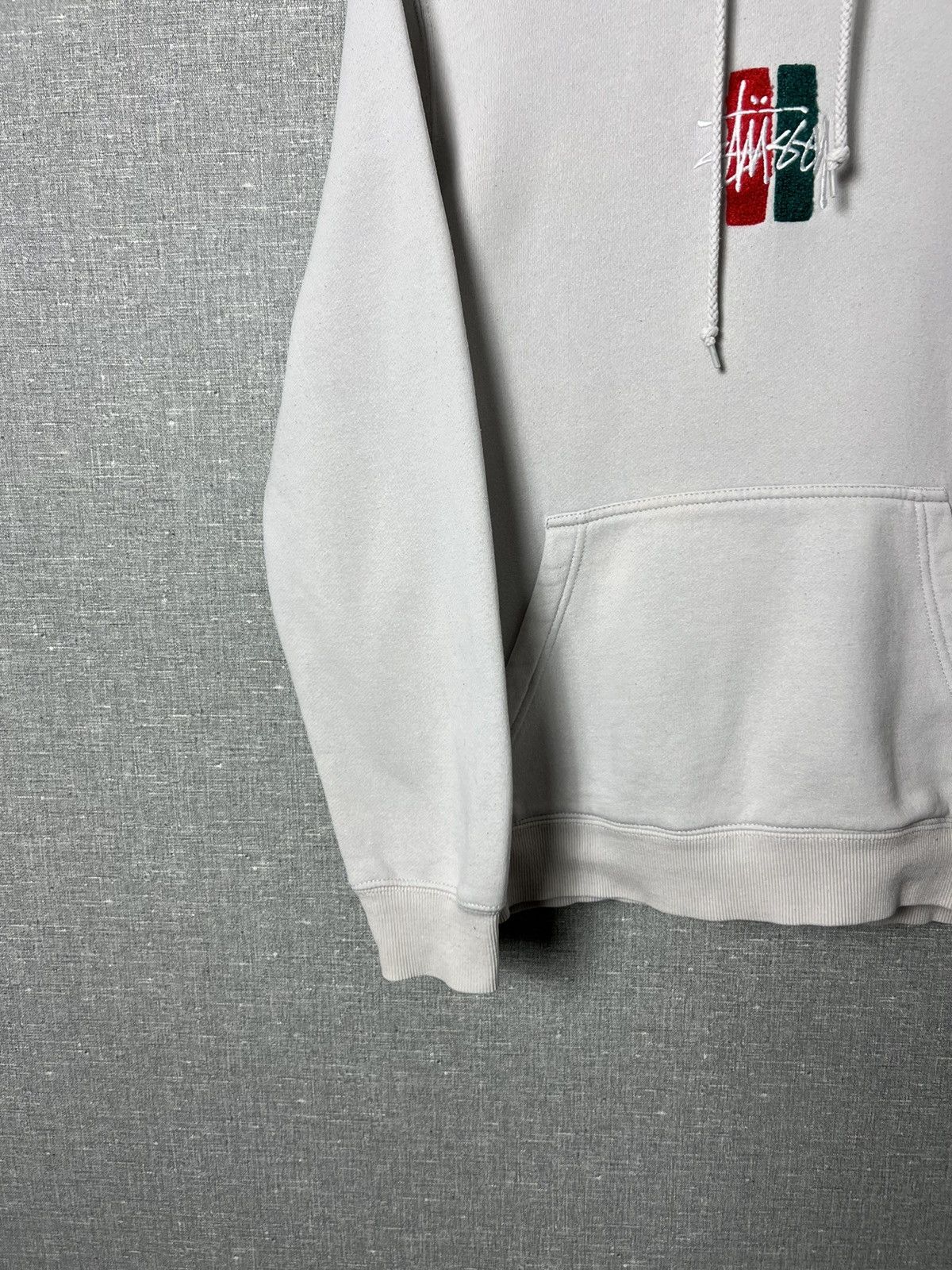 Stussy RARE STUSSY BARS LOGO APPLIQUE HOODIE SIZE S Size US S / EU 44-46 / 1 - 3 Thumbnail