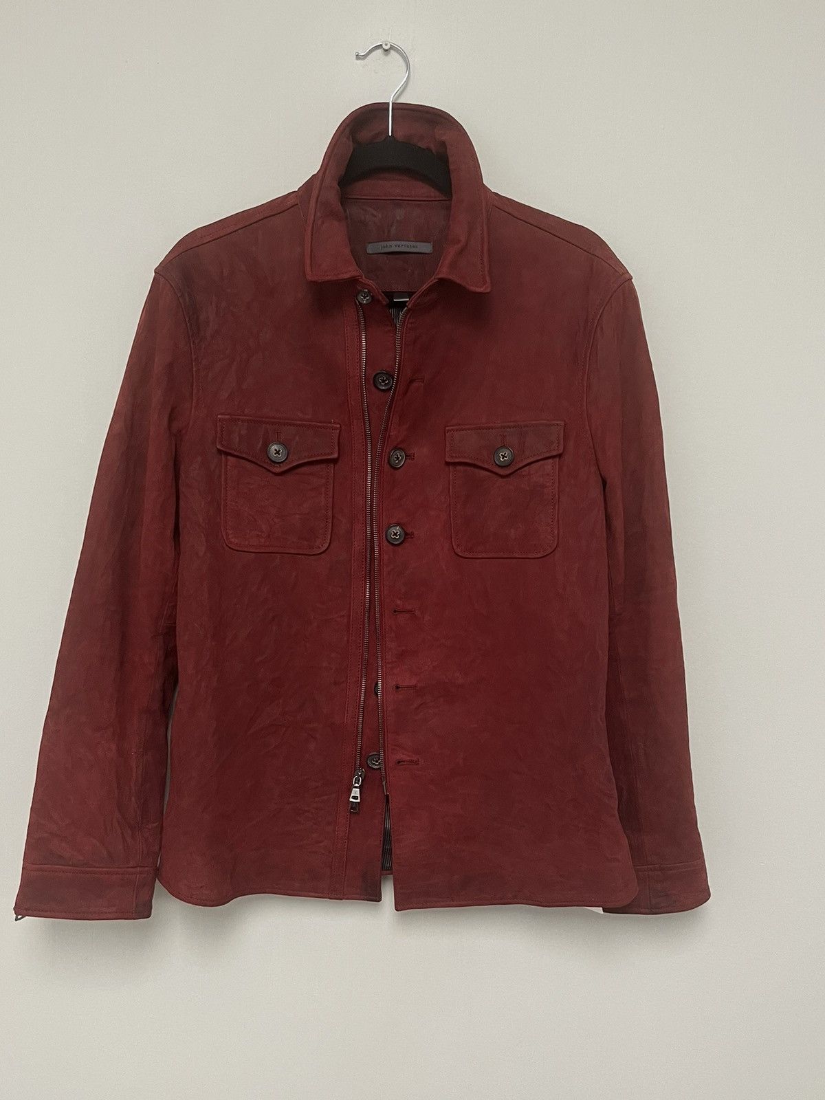 John Varvatos Burnished leather jacket. 38 Size US M / EU 48-50 / 2 - 8 Thumbnail