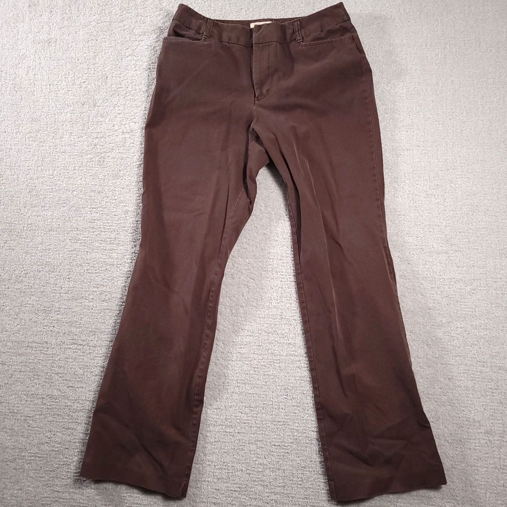 Vintage VINTAGE St. John's Bay Dress Pants Women's 10 Brown Mid Rise Stretch Bootcut Pants Womens 90s Casual Size 32" / US 10 / IT 46 - 2 Thumbnail
