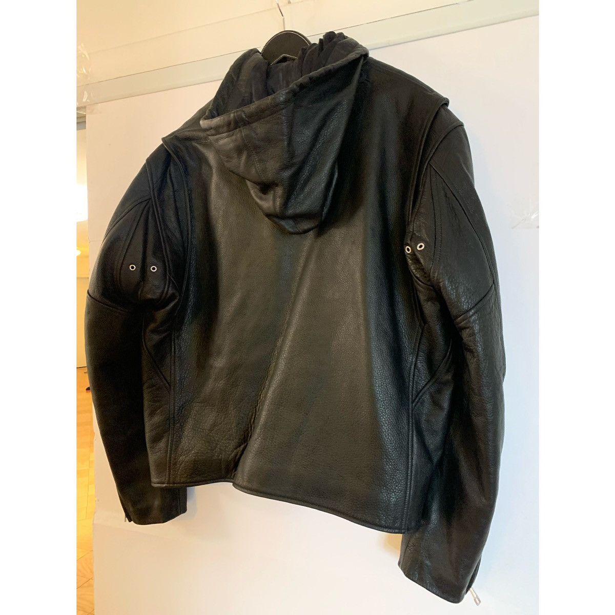 Helmut Lang HELMUT LANG BUILD OUT MOTORCYCLE LEATHER JACKET Size US L / EU 52-54 / 3 - 20 Thumbnail