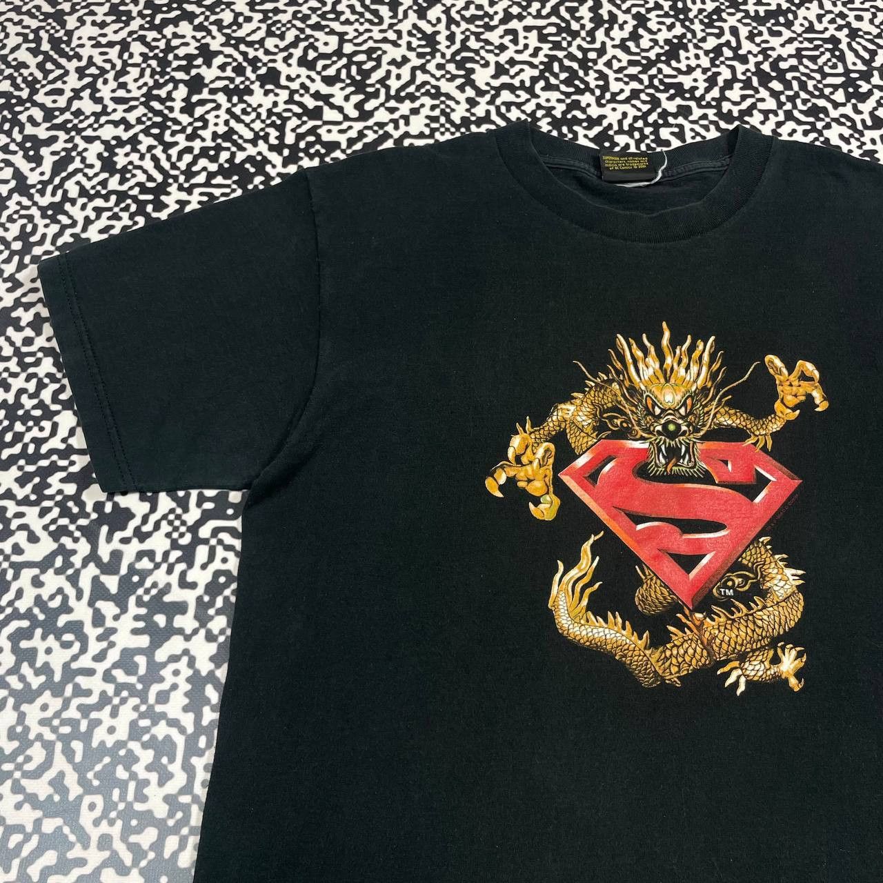 Vintage Vintage 1999 Superman Japanese Dragon T-shirt Movie Warner Size US M / EU 48-50 / 2 - 4 Thumbnail