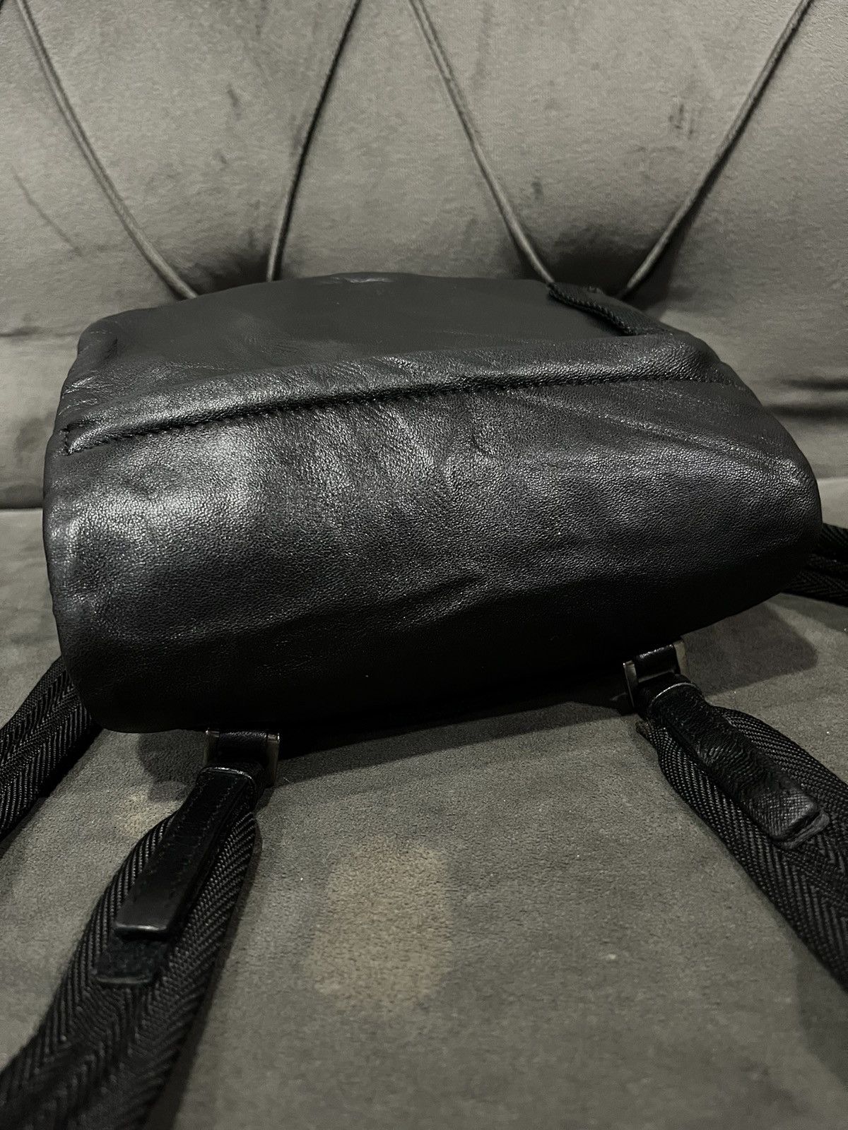 Leather × Prada Authentic PRADA Leather Backpack Size ONE SIZE - 9 Thumbnail
