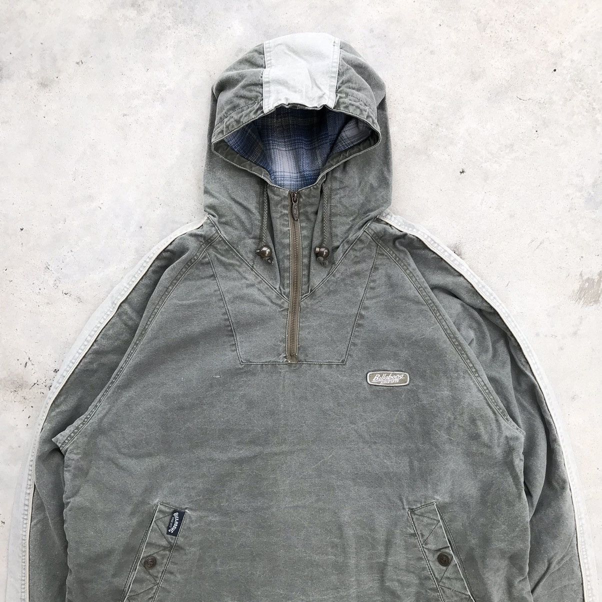Billabong Vtg 90's Billabong Anorak Detroit Smokey Washed H/W Jacket Size US L / EU 52-54 / 3 - 3 Thumbnail