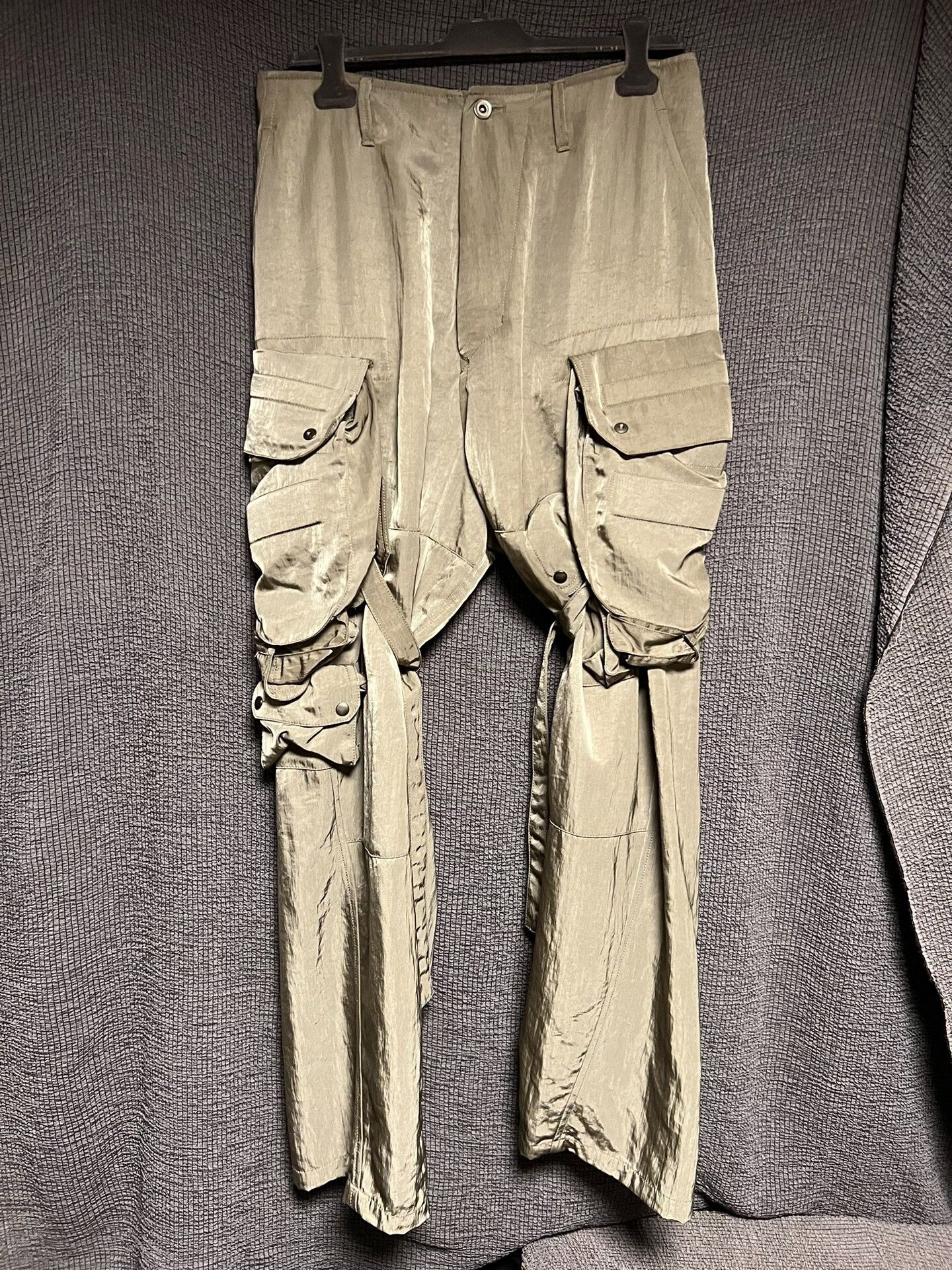 Julius Julius_7 Military Green Shell Pants Size US 32 / EU 48 - 1 Thumbnail