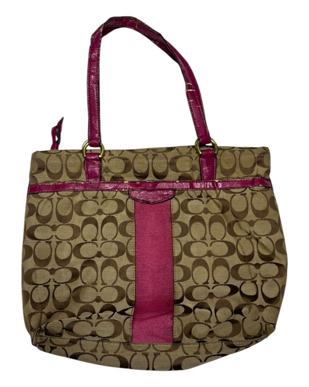 Coach × Vintage 🔥VINTAGE COACH AUTHENTIC MONOGRAM HANDBAG Size ONE SIZE - 1 Thumbnail