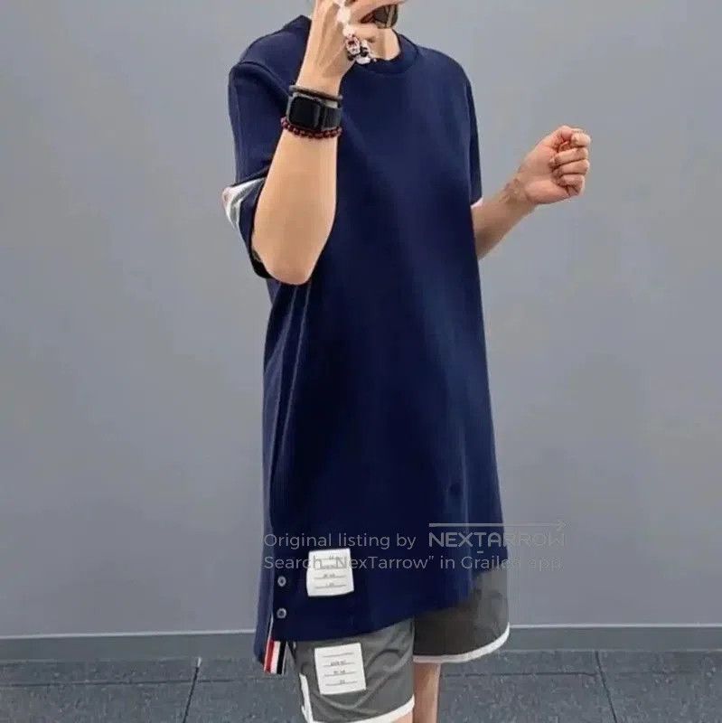 Thom Browne Thom Browne Black Cotton Ladies T-Shirt . Size M / US 6-8 / IT 42-44 - 3 Thumbnail