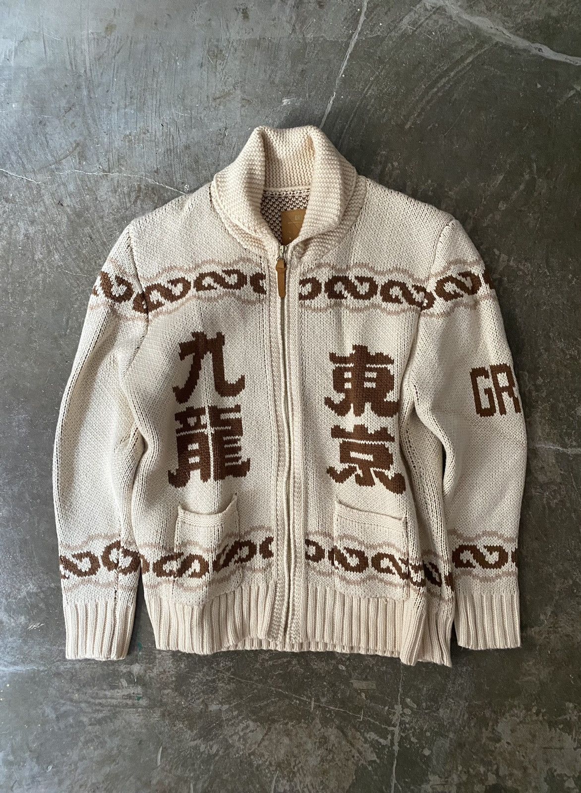 Other GrowthRing Tokyo & Kowloon Dragon Knitted Cardigan Kapital Size US L / EU 52-54 / 3 - 1 Thumbnail