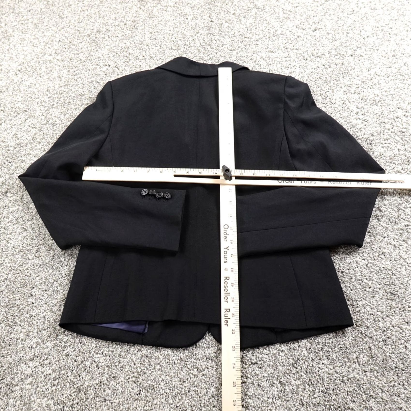 J.Crew J.CREW Blazer Jacket Womens 2 Black Shawl Overcoat Button Regular Size 2 Casual Business Preppy Womens Size XS / US 0-2 / IT 36-38 - 7 Thumbnail
