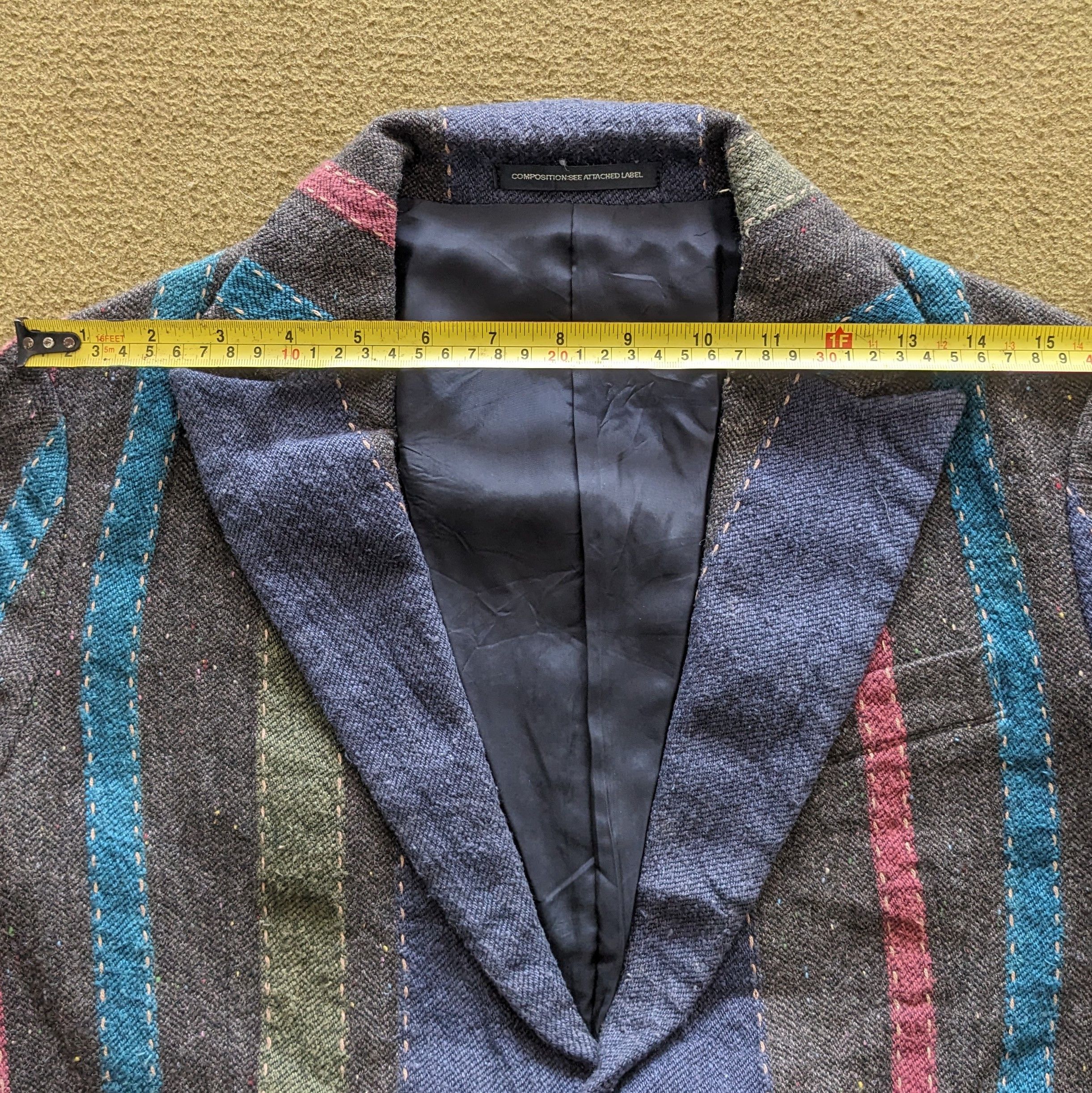 Vintage Vintage Y's YOHJI YAMAMOTO Luxury Brand Blazer Size US XS / EU 42 / 0 - 8 Thumbnail