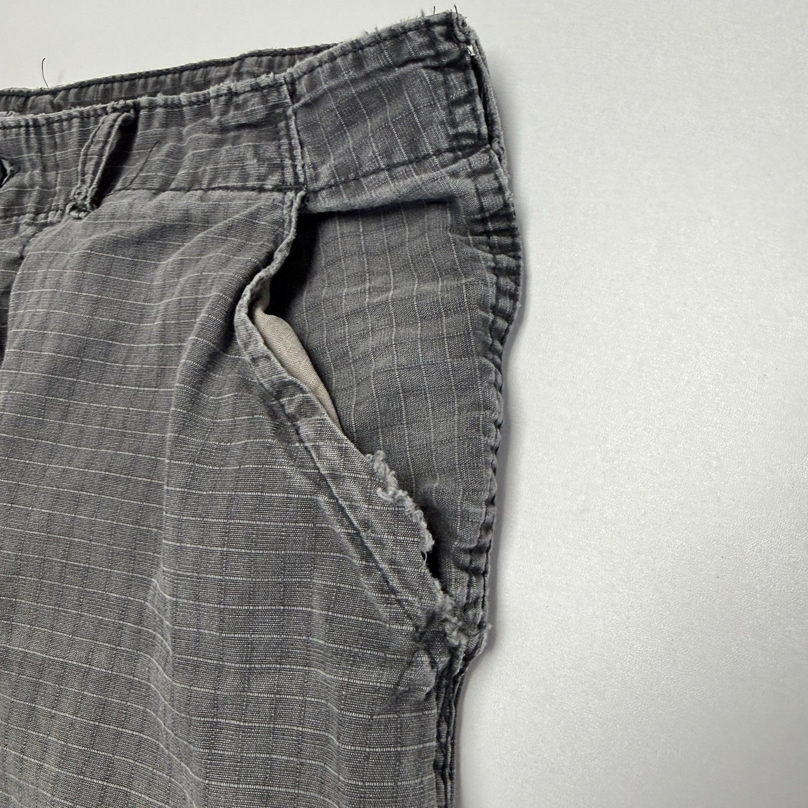 Vintage Vintage Military Trouser Cargo Pants Mens Faded Gray Ripstop Size US 32 / EU 48 - 3 Thumbnail