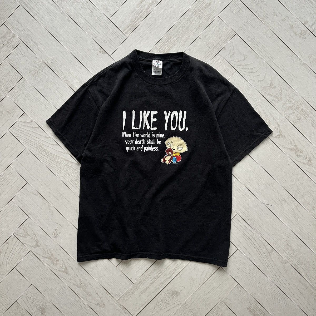Vintage Vintage 00s Stewie Family Guy I like you tee Fox humor y2k Size US L / EU 52-54 / 3 - 1 Thumbnail