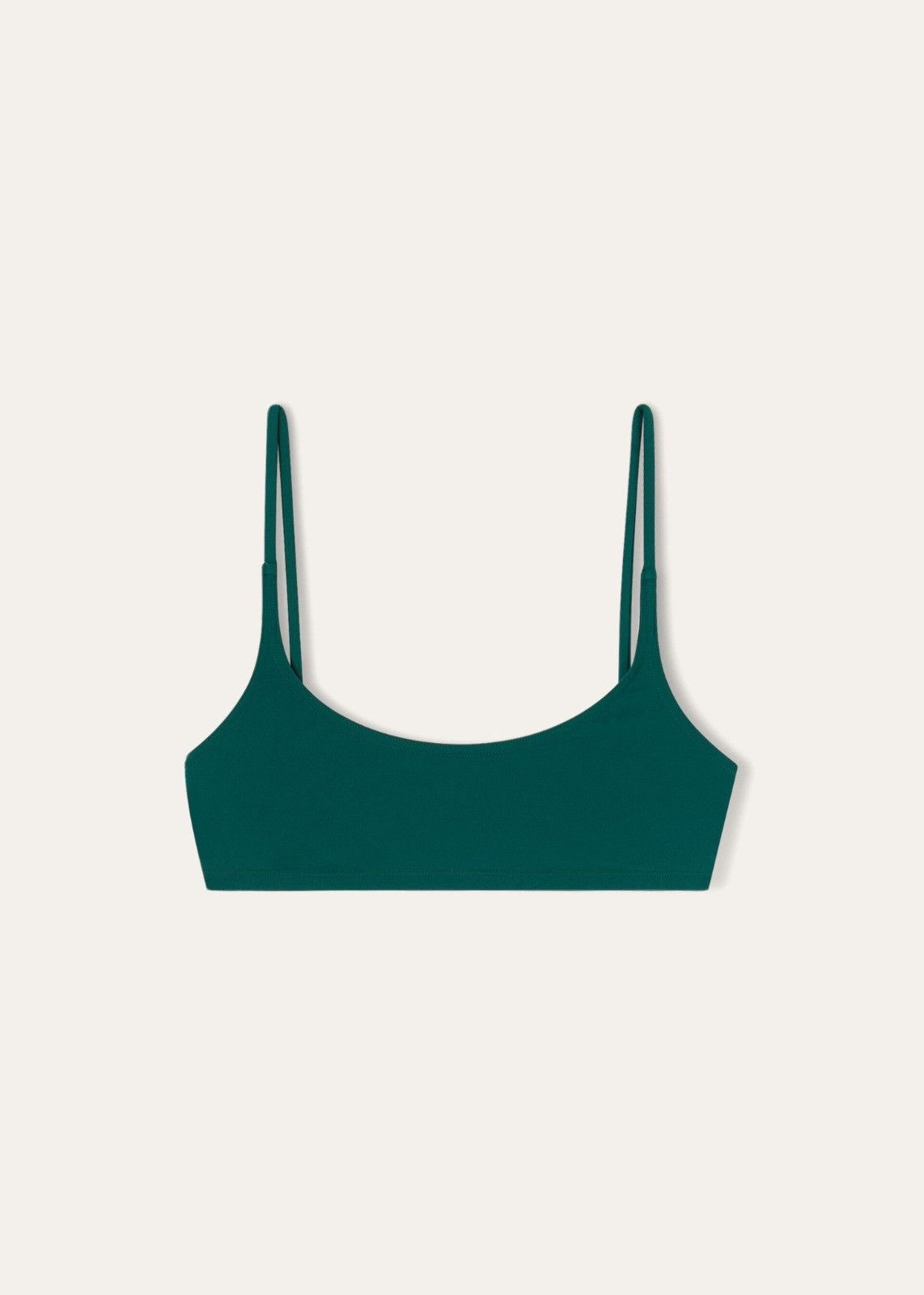 Loro Piana o1srvl11e0125 FAM7062 Bandeau Marine Jersey Top in Green Size L / US 10 / IT 46 - 1 Thumbnail