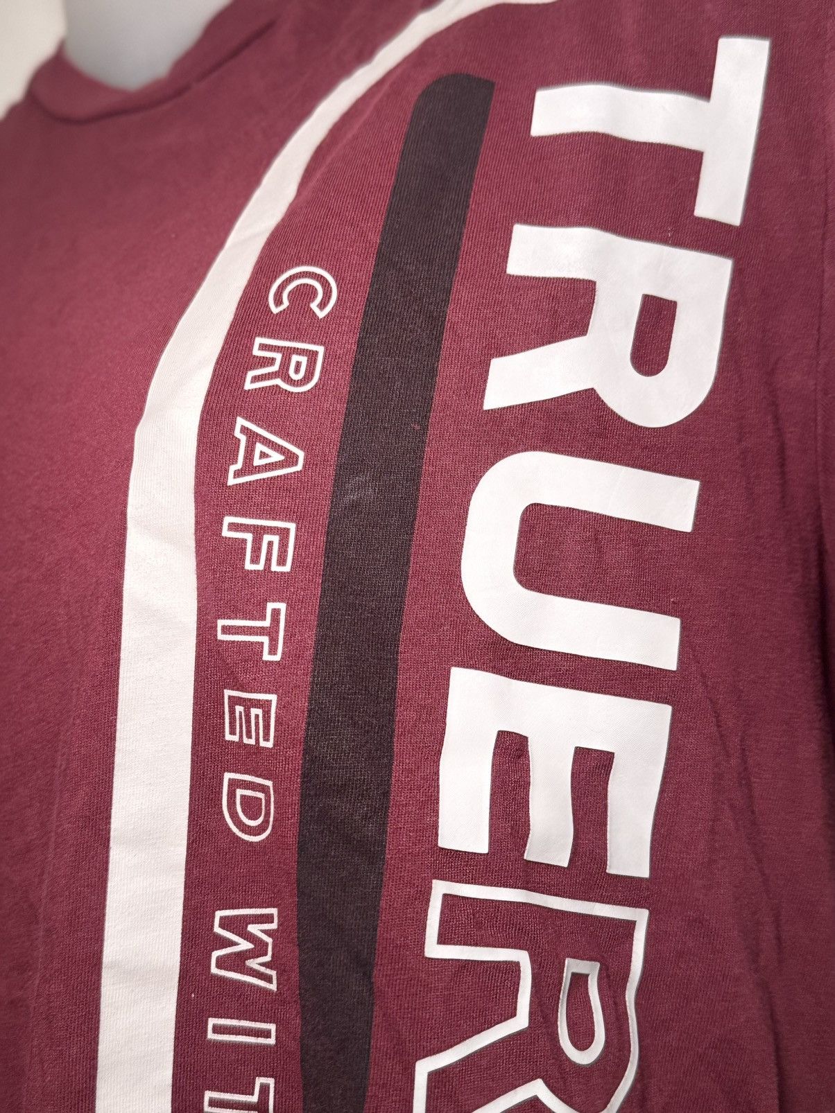 True Religion True Religion Burgundy Graphic Tee Size US S / EU 44-46 / 1 - 8 Thumbnail
