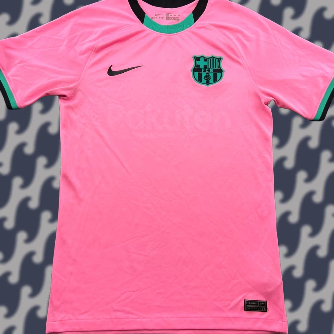 Nike Nike Barcelona 2020 2021 Third Football Jersey XS Mens Shirt Camiseta Soccer Pink Size US XS / EU 42 / 0 - 1 Thumbnail