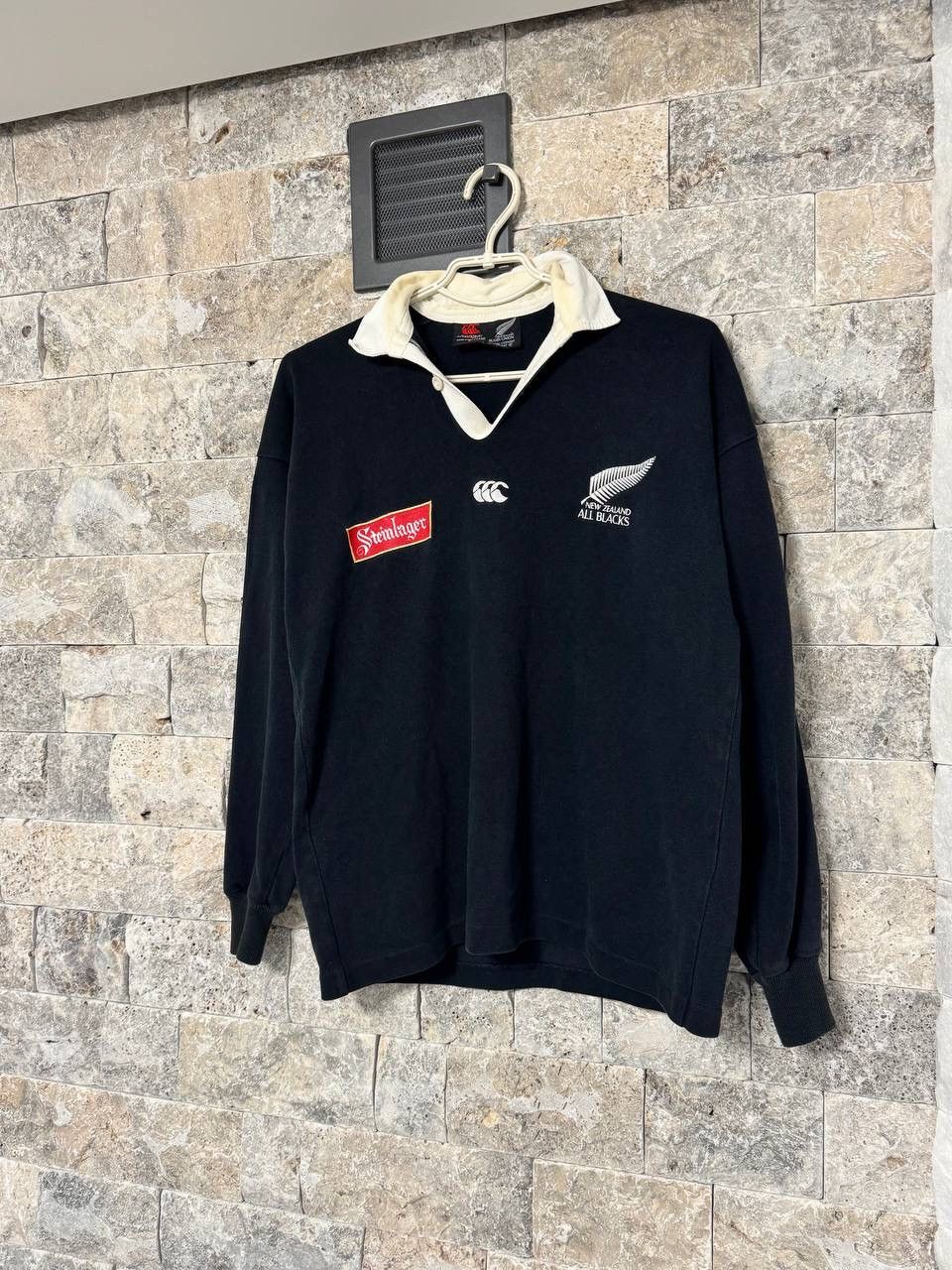 All Blacks Vintage new Zealand All black rugby union steinlager 90s Size US S / EU 44-46 / 1 - 8 Thumbnail