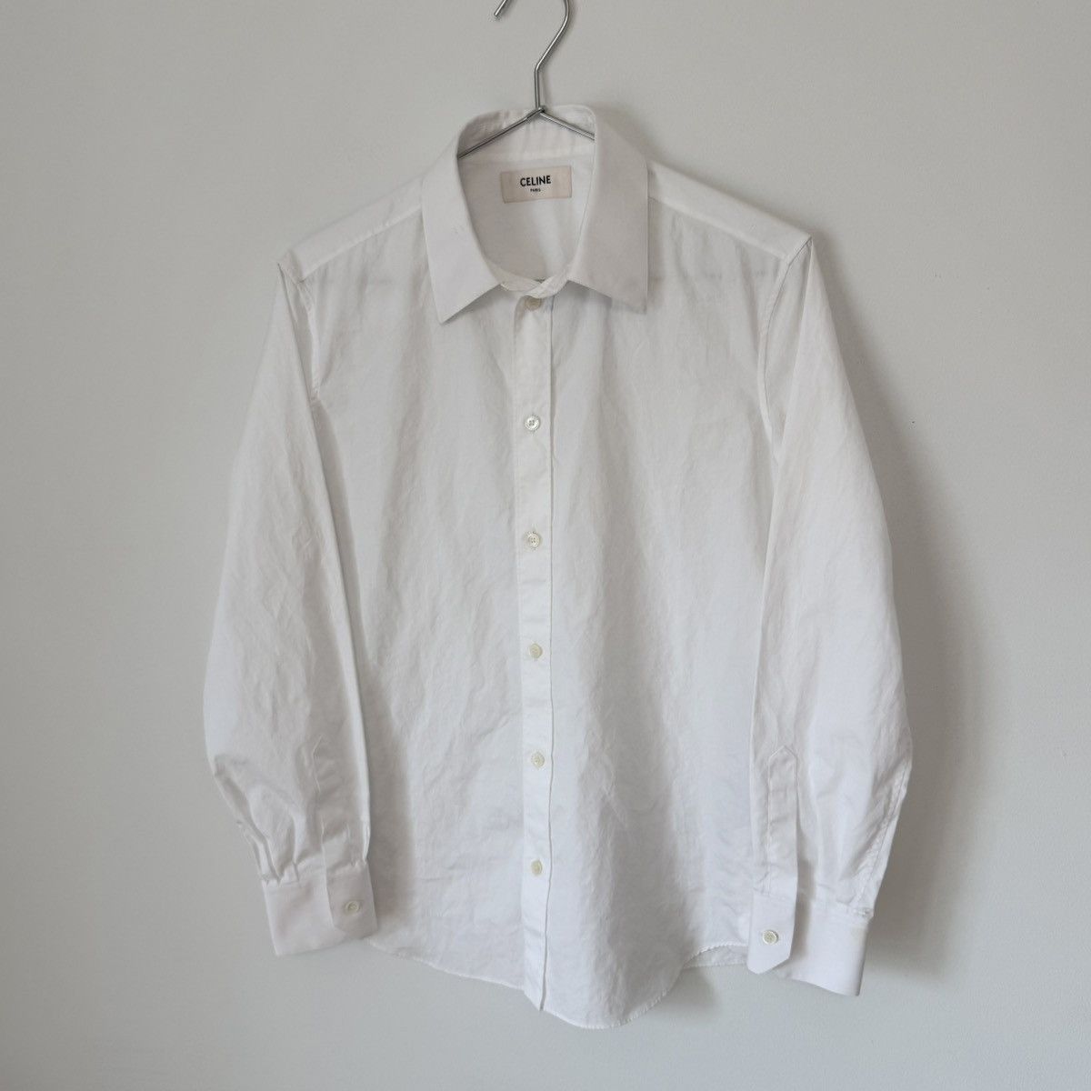 Celine Brand New Celine Paris Jed Button Down Oxford Dress Shirt Size US S / EU 44-46 / 1 - 3 Thumbnail