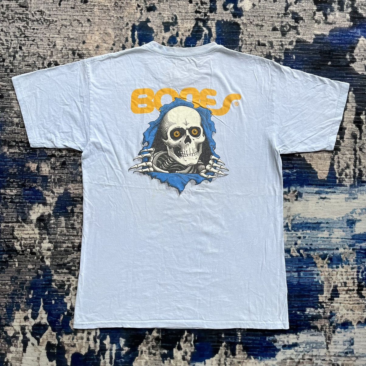 Powell Peralta 🔥Powell Peralta x Bones Skull Big Logo Tee Y2k Size US M / EU 48-50 / 2 - 1 Thumbnail