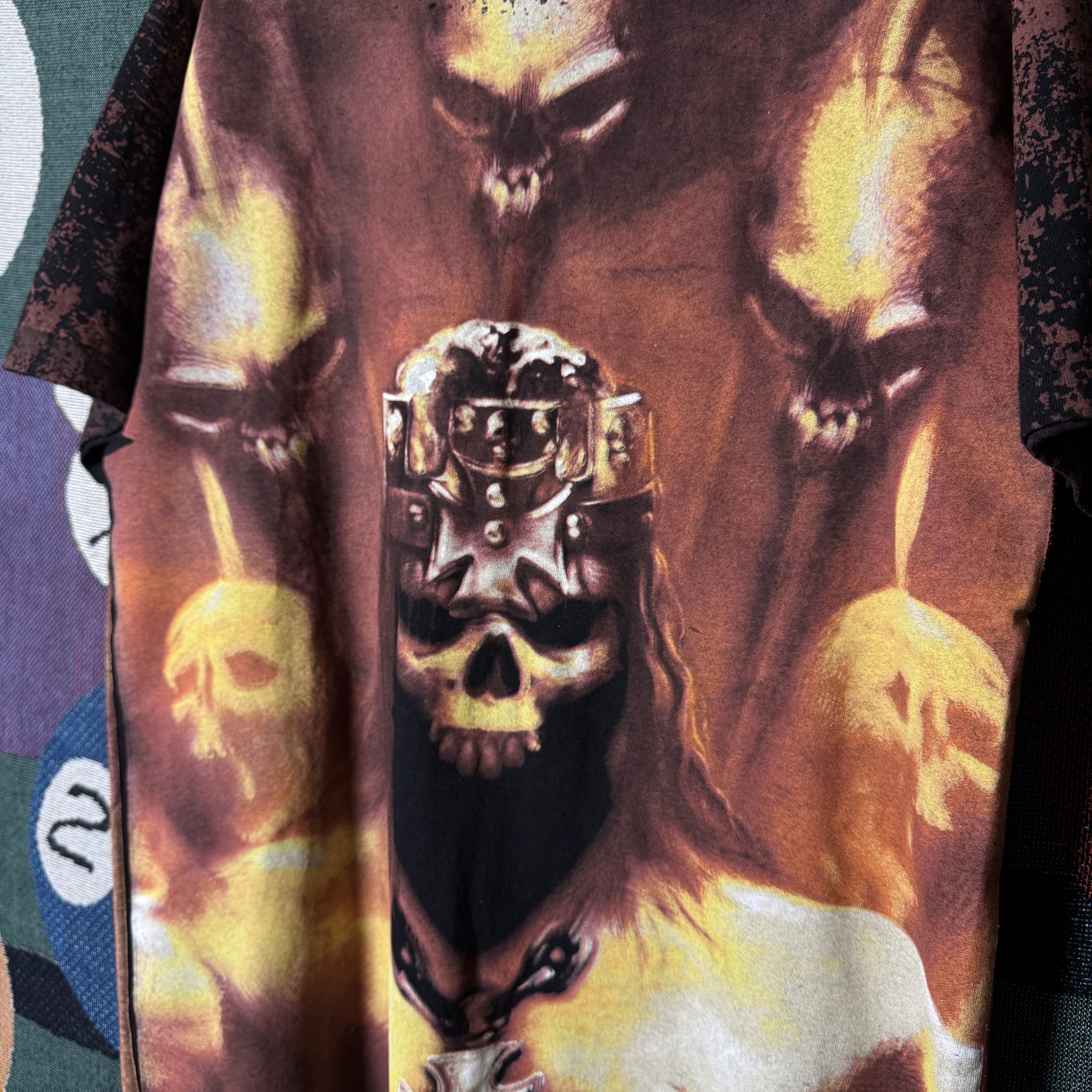 WWE Y2K WWE Triple H Skull AOP Tee Size US M / EU 48-50 / 2 - 3 Thumbnail
