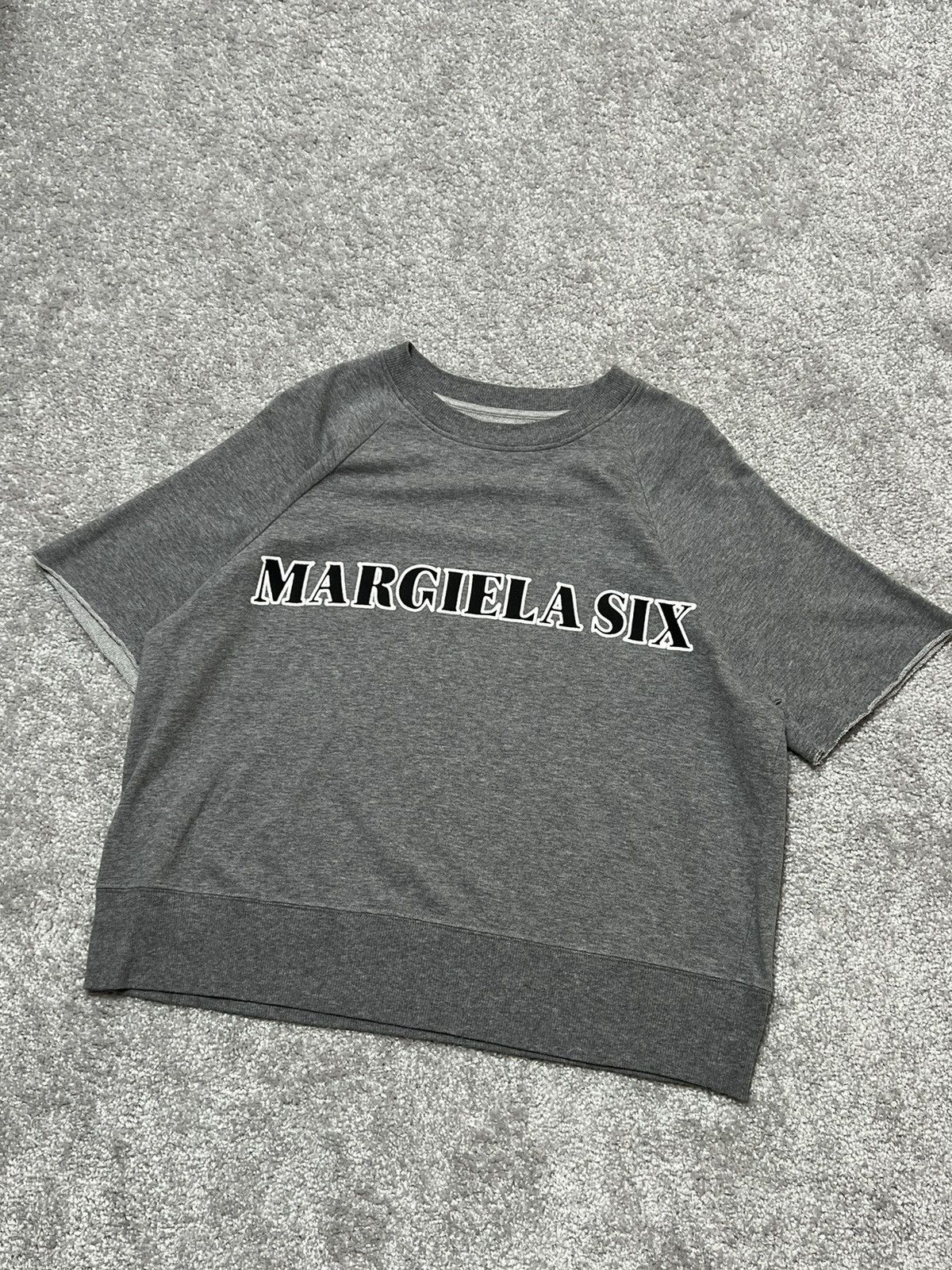 Maison Margiela Maison Margiela Six Cropped Sweatshirt Size XS Size US XS / EU 42 / 0 - 4 Thumbnail