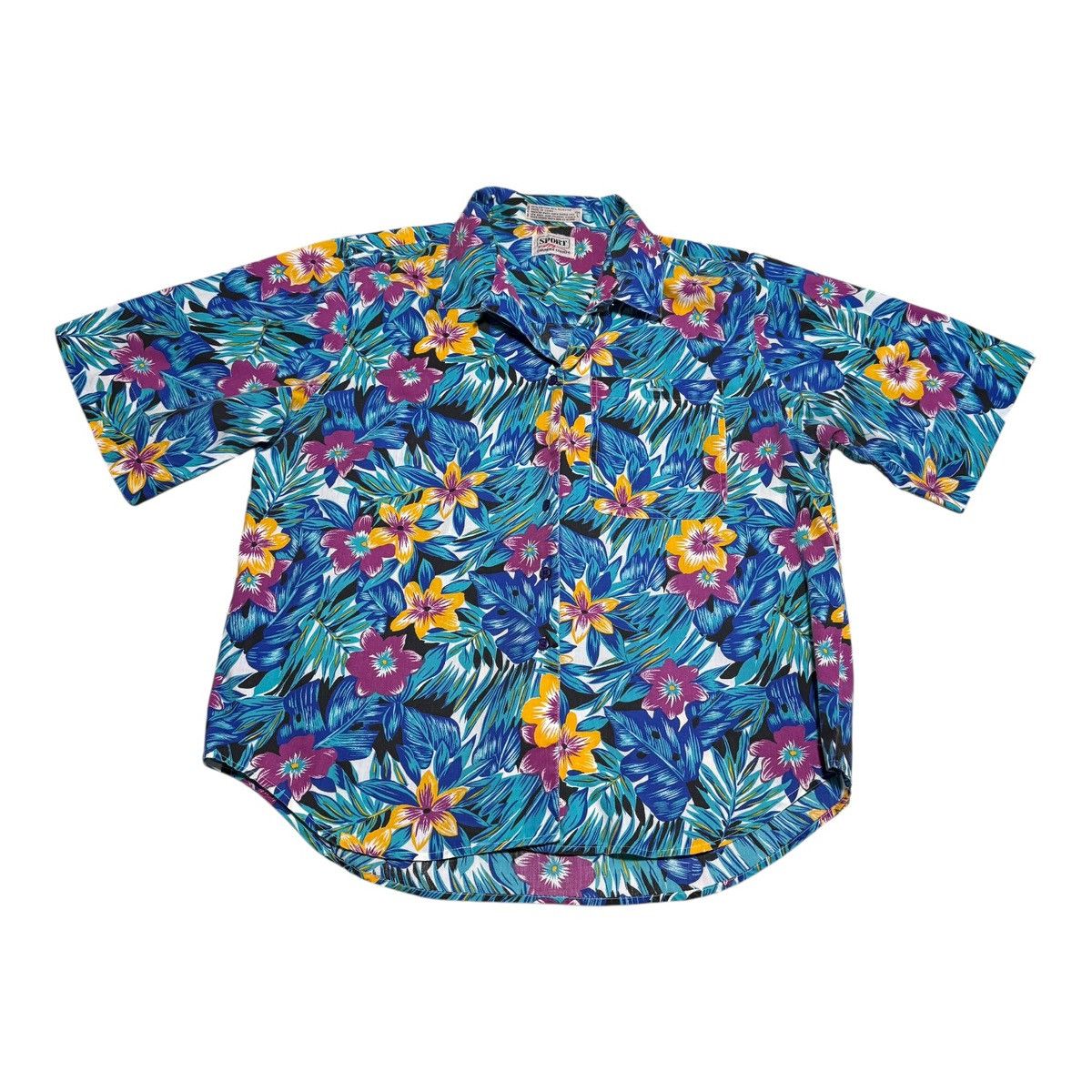 Vintage Vintage Carriage Sport Floral Button Down Hawaiian Shirt L Size US L / EU 52-54 / 3 - 1 Thumbnail
