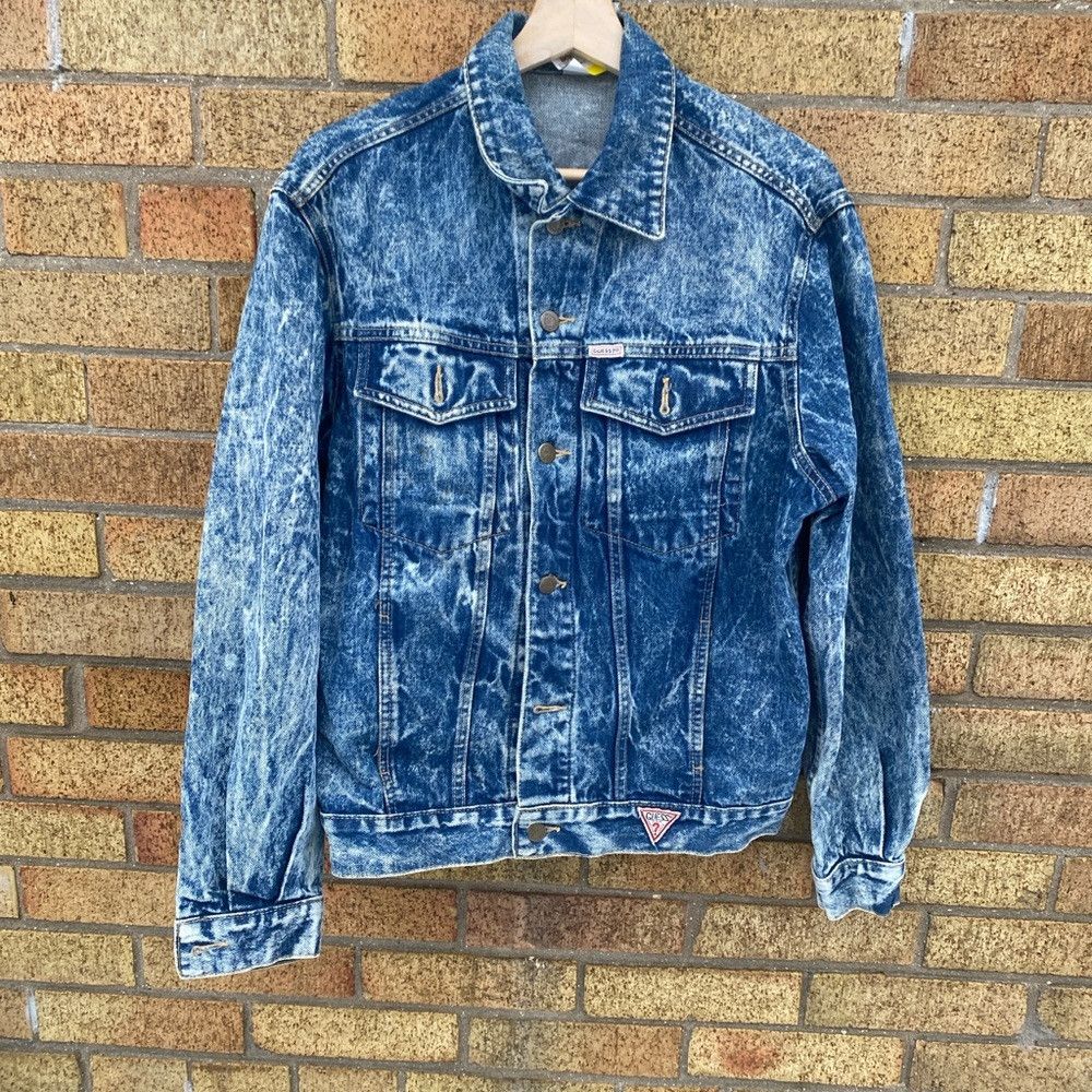 Guess × Vintage Vintage 1986 Georges Marciano For Guess Denim Jacket Men's Size US M / EU 48-50 / 2 - 3 Thumbnail