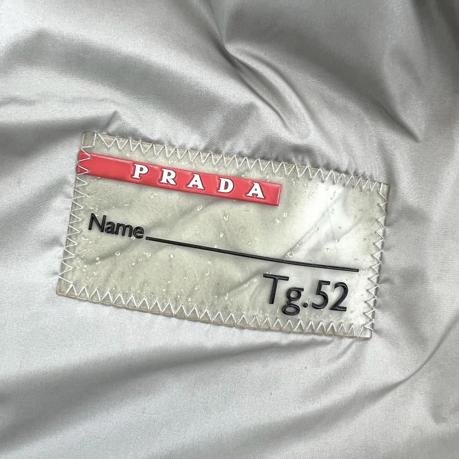 Prada Prada Sport Grey Padded Bomber Jacket Size US M / EU 48-50 / 2 - 8 Thumbnail
