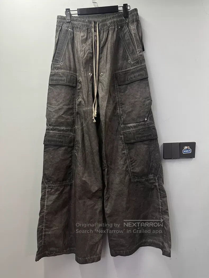 Rick Owens FW21 Lambskin Leather Tight Gary Flightsuit in Eggplant