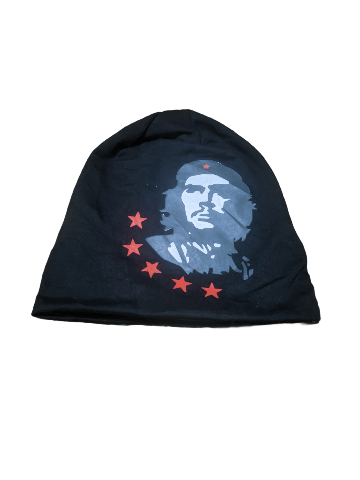 Other Black unisex beanie featuring a graphic of Che Guevara Size ONE SIZE - 4 Thumbnail